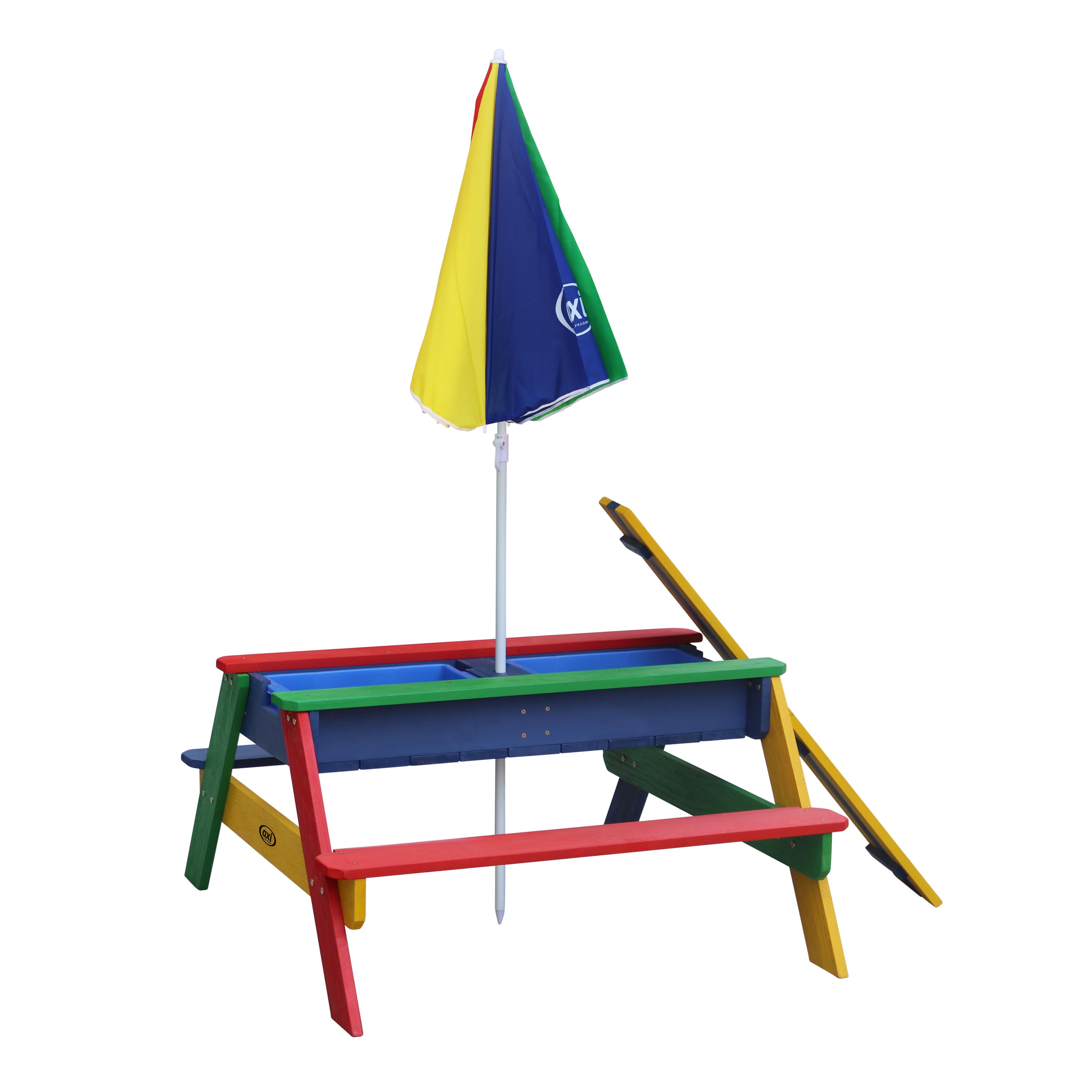 AXI Nick Sand & Water Picnic Table Rainbow - Umbrella Rainbow