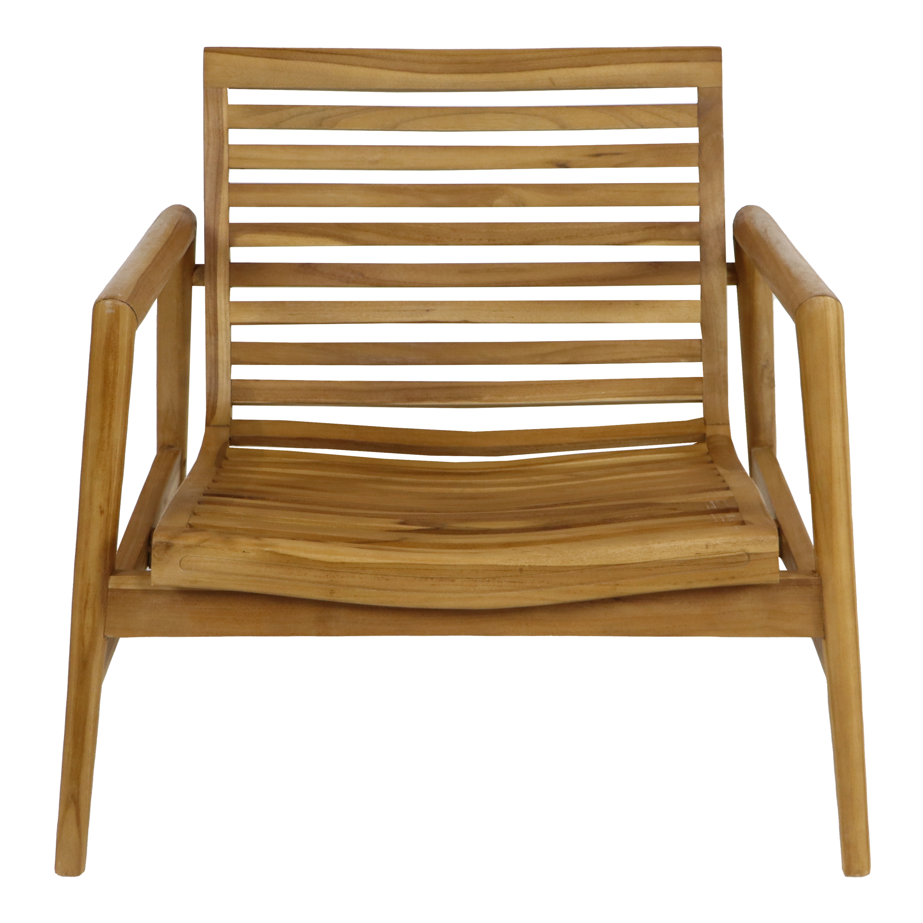 AXI June Lounge Set 4-piece with bench. table & 2 chairs - Teak/Cream-8720365066191 AXI June Lounge Set 4-piece with bench. table & 2 chairs - Teak/Cream