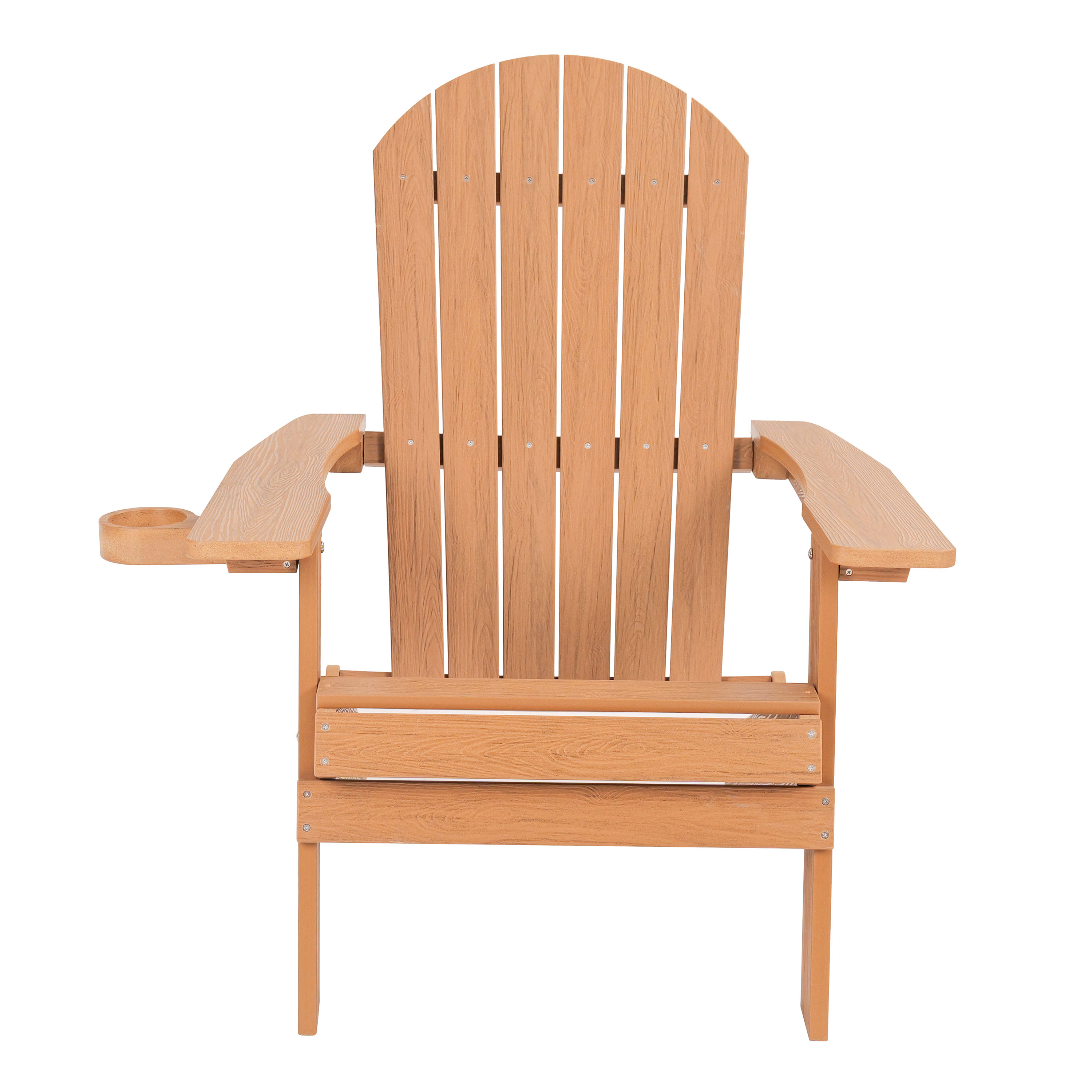 AXI Claire Folding Adirondack Chair Plastic Brown