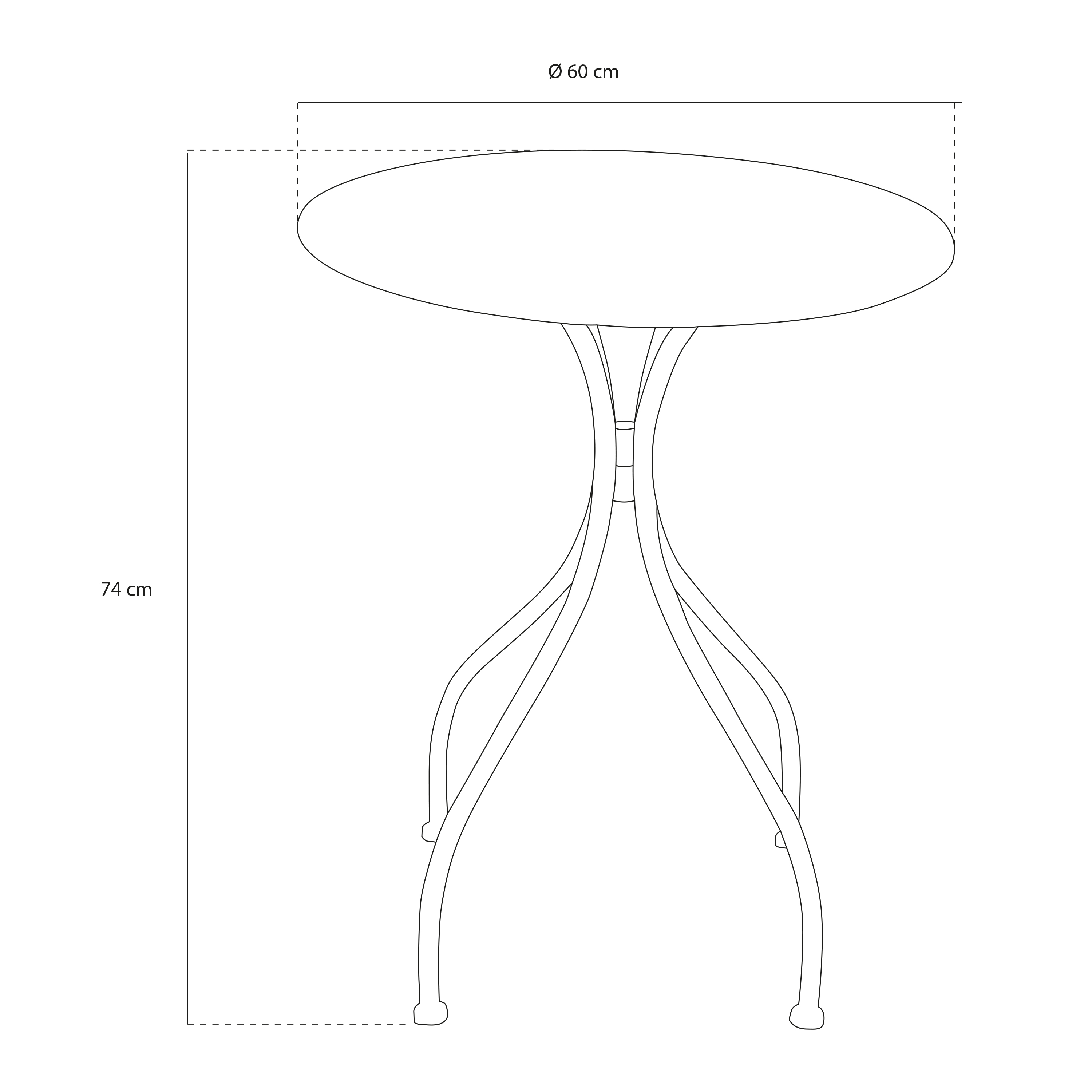 AXI Marilou metalen Bistroset Romantisch Wit