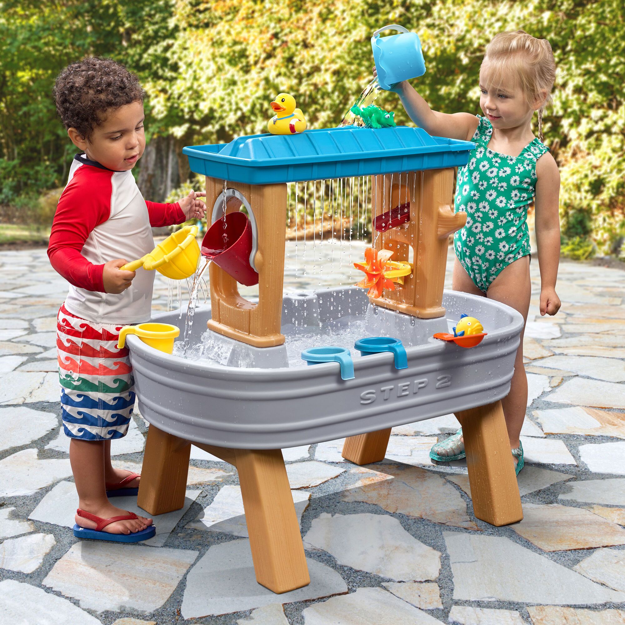 Step2 Rain Showers Splash Tub Watertafel-0733538420698 Step2 Rain Showers Splash Tub Watertafel