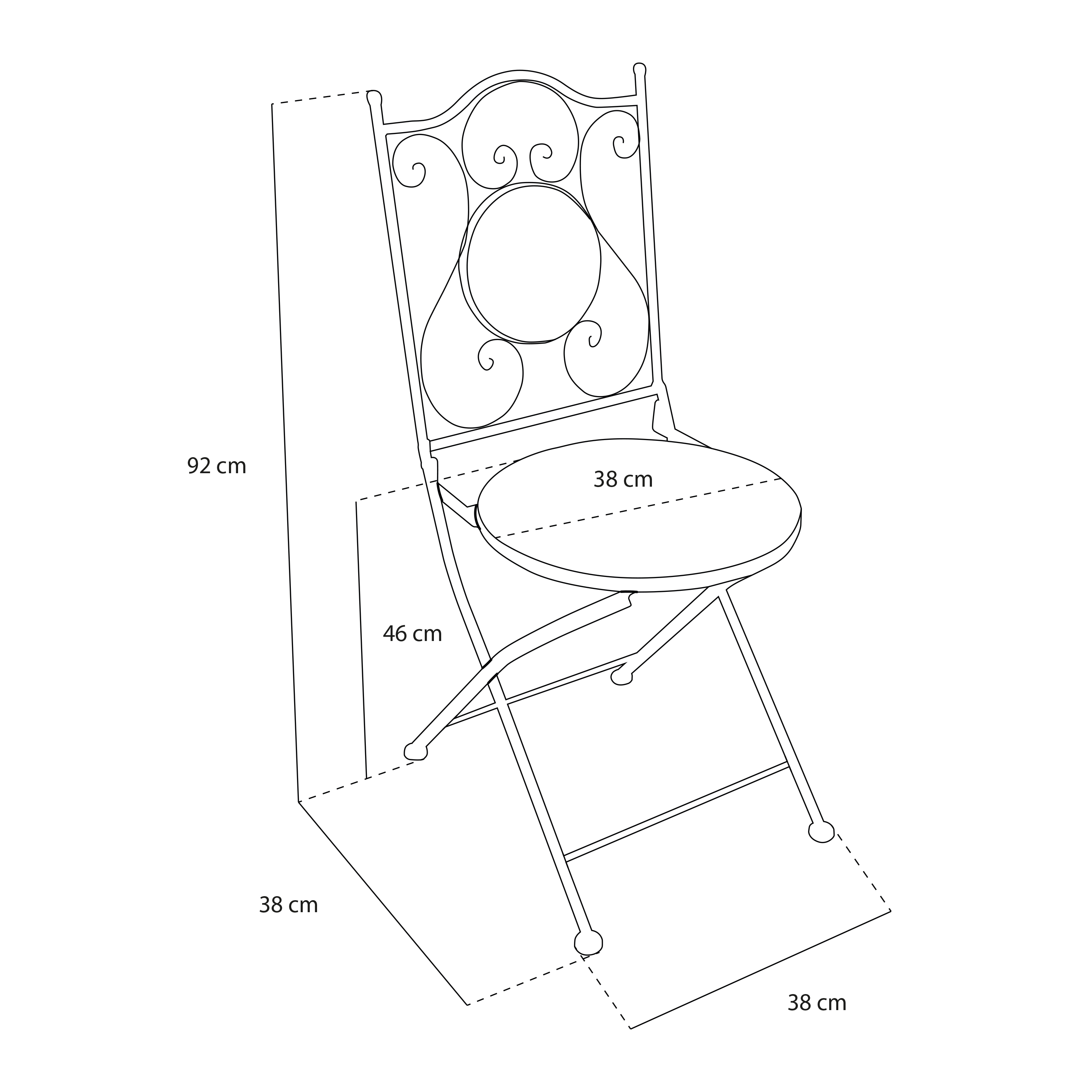 AXI Amélie Bistro Set Mosaic - Pink Rose-8720365064821 AXI Amélie Bistro Set Mosaic - Pink Rose