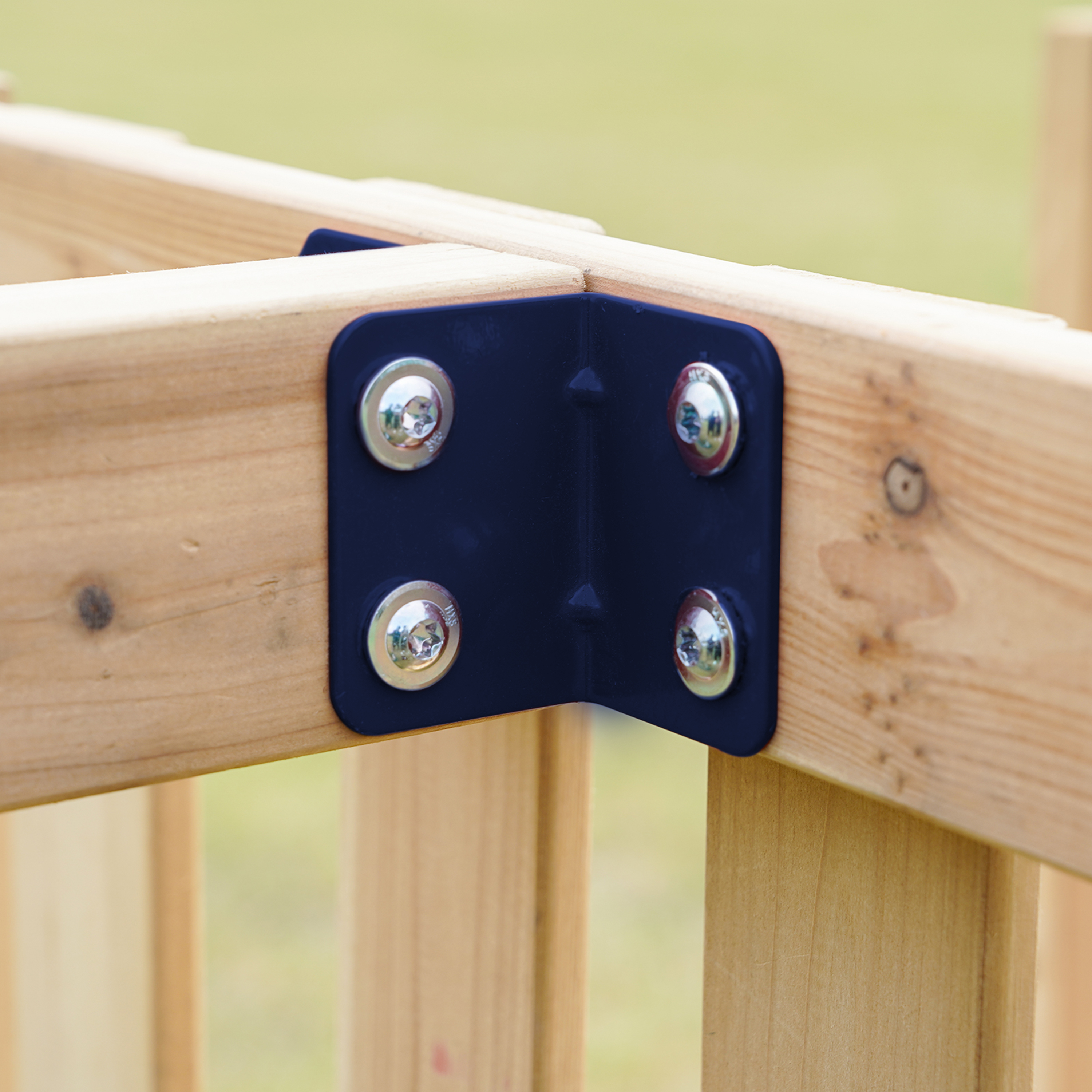 AXI Timo Mini Climbing Frame with Baby Swing, Climbing Wall and Chalkboard – Blue Slide