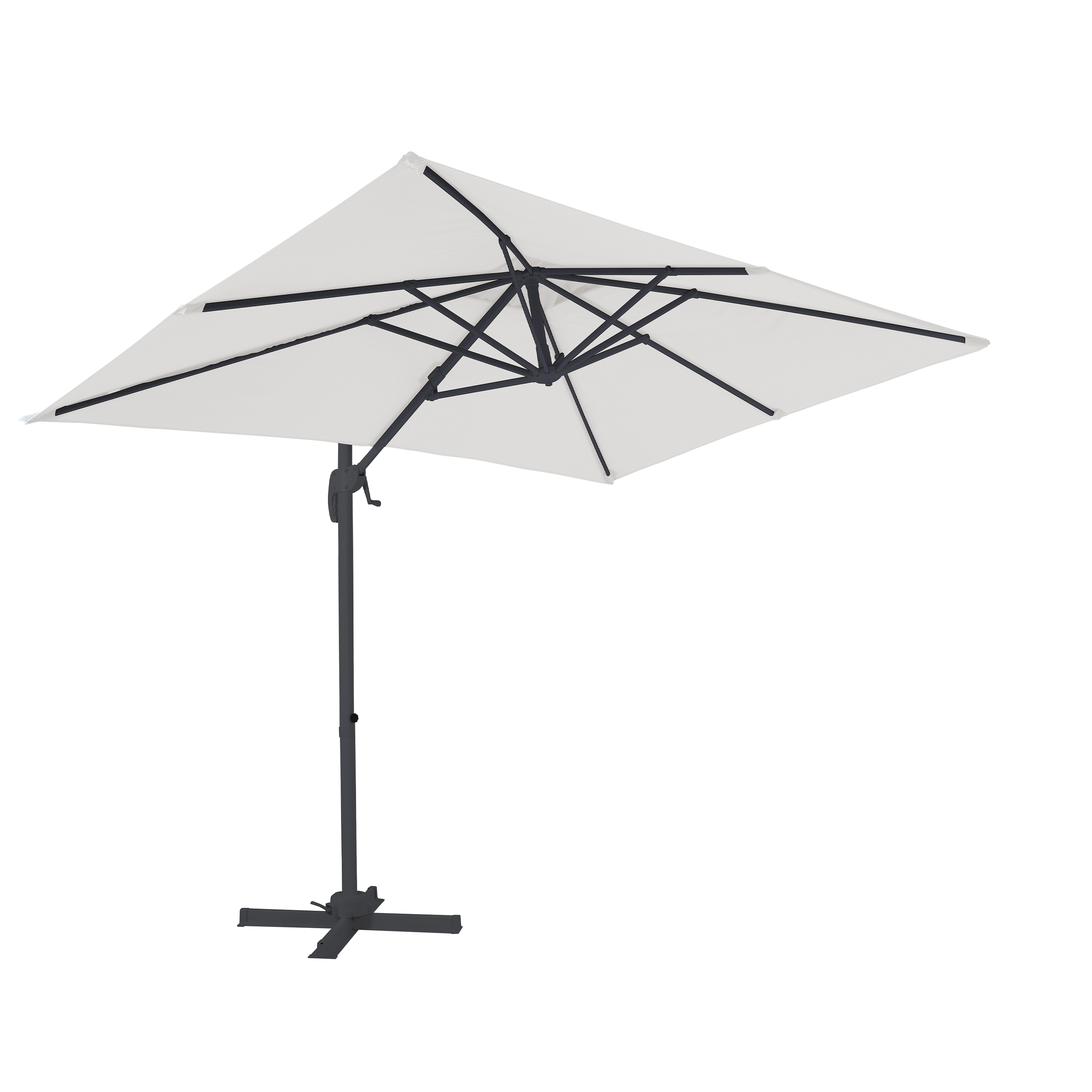 AXI Coco Floating Parasol 200x300 Anthracite/Beige