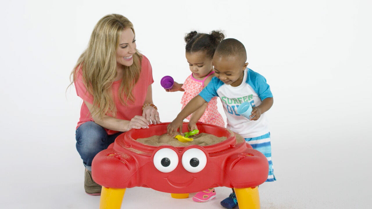 Thumbnail Step2 Crabbie Zandtafel - Zandbak met deksel en pootjes