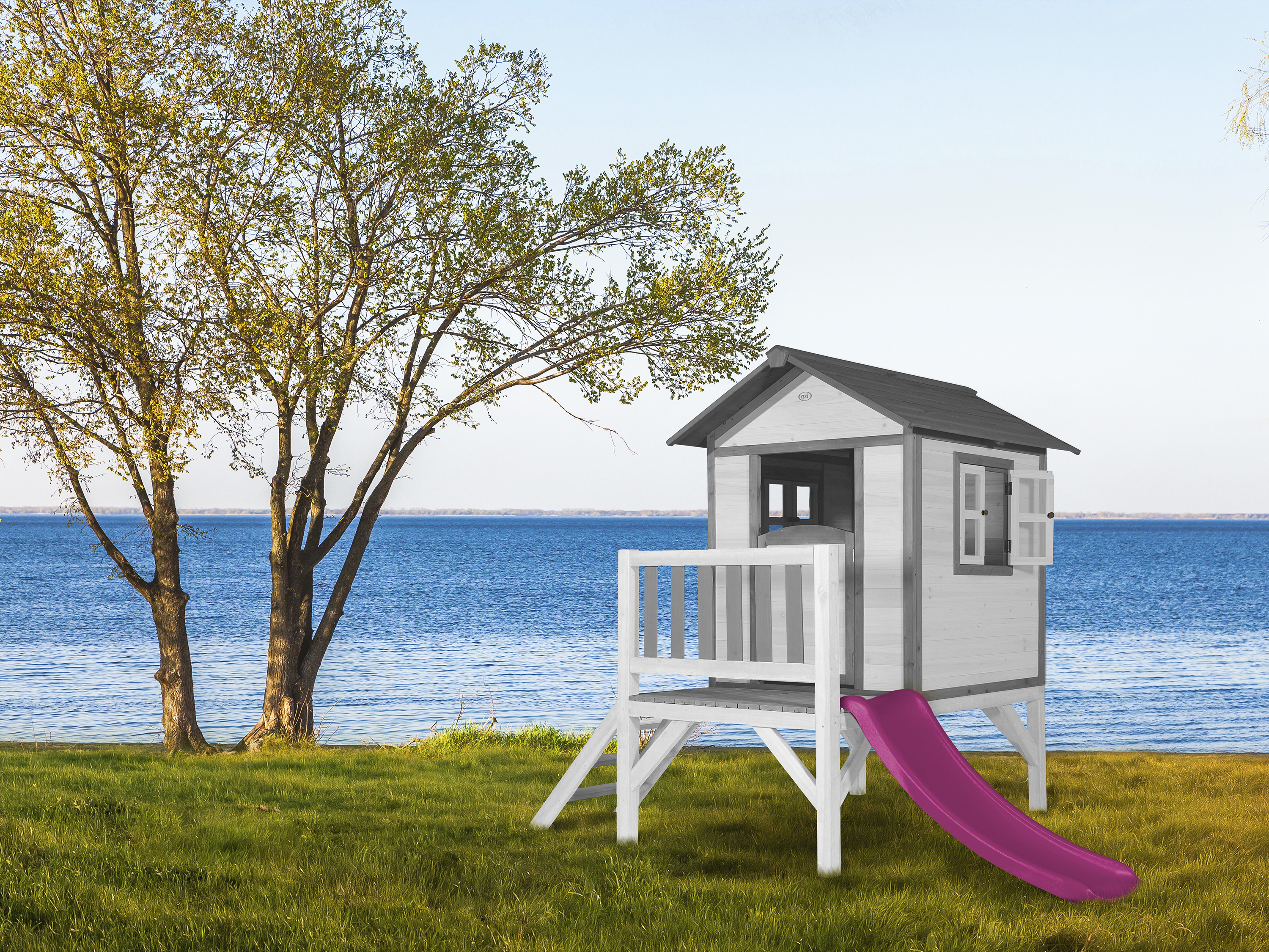 AXI Lodge XL Playhouse Classic - Purple Slide