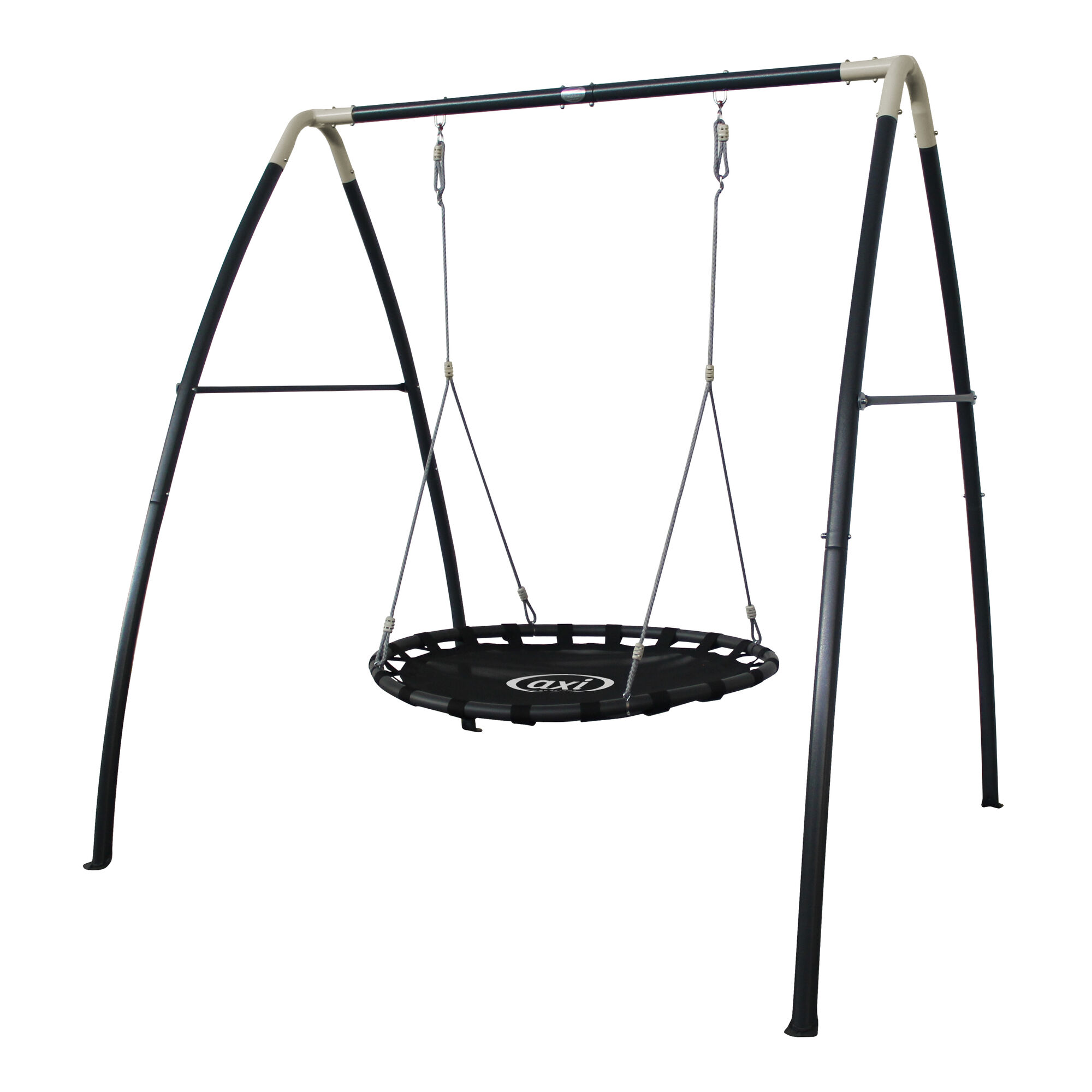 AXI Metalen Nestschommel Antraciet / creme