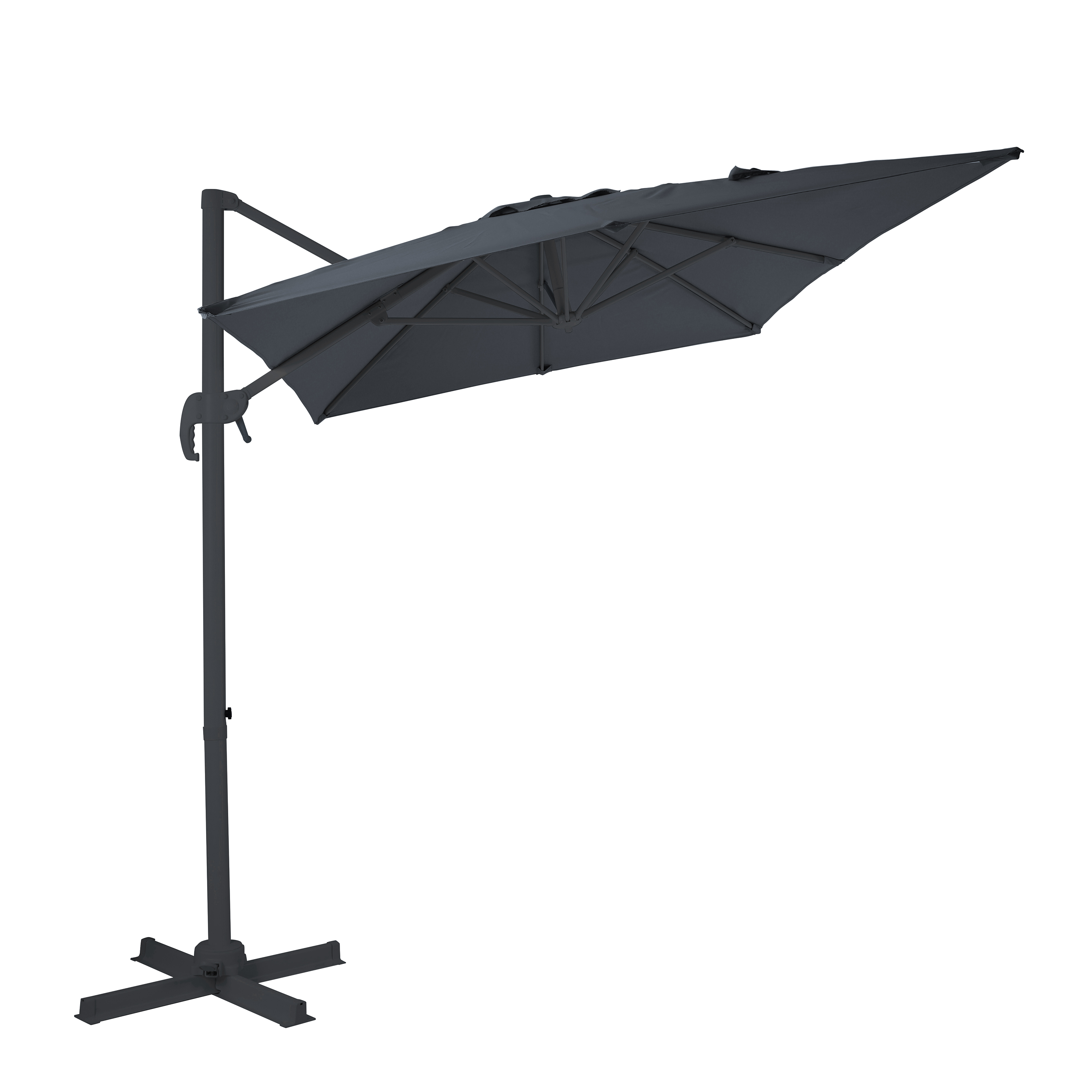 AXI Coco Floating Parasol 200x300 Anthracite/Grey 