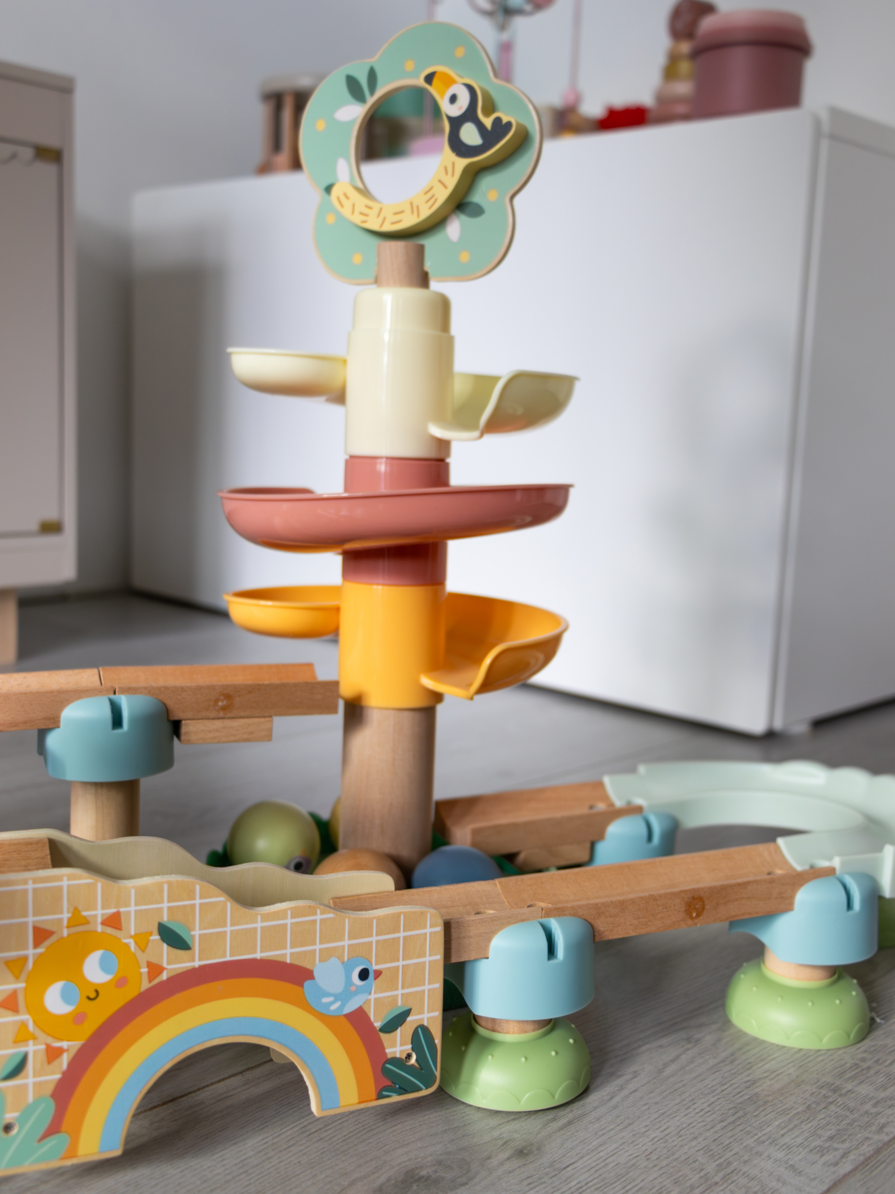 Ball drop tower