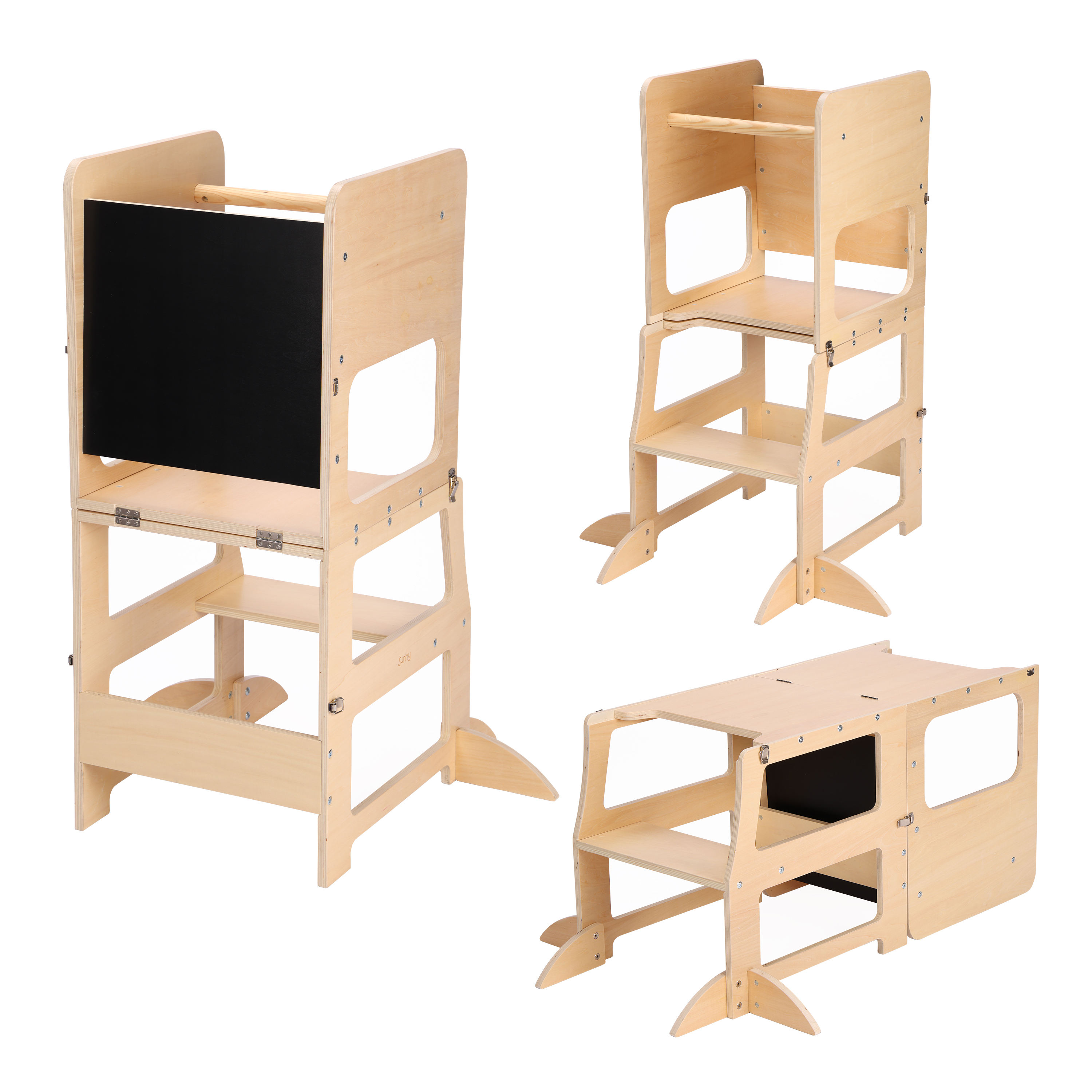 Sunny Mae Learning Tower 2-in-1 Natural-8720365067778 Sunny Mae Learning Tower 2-in-1 Natural