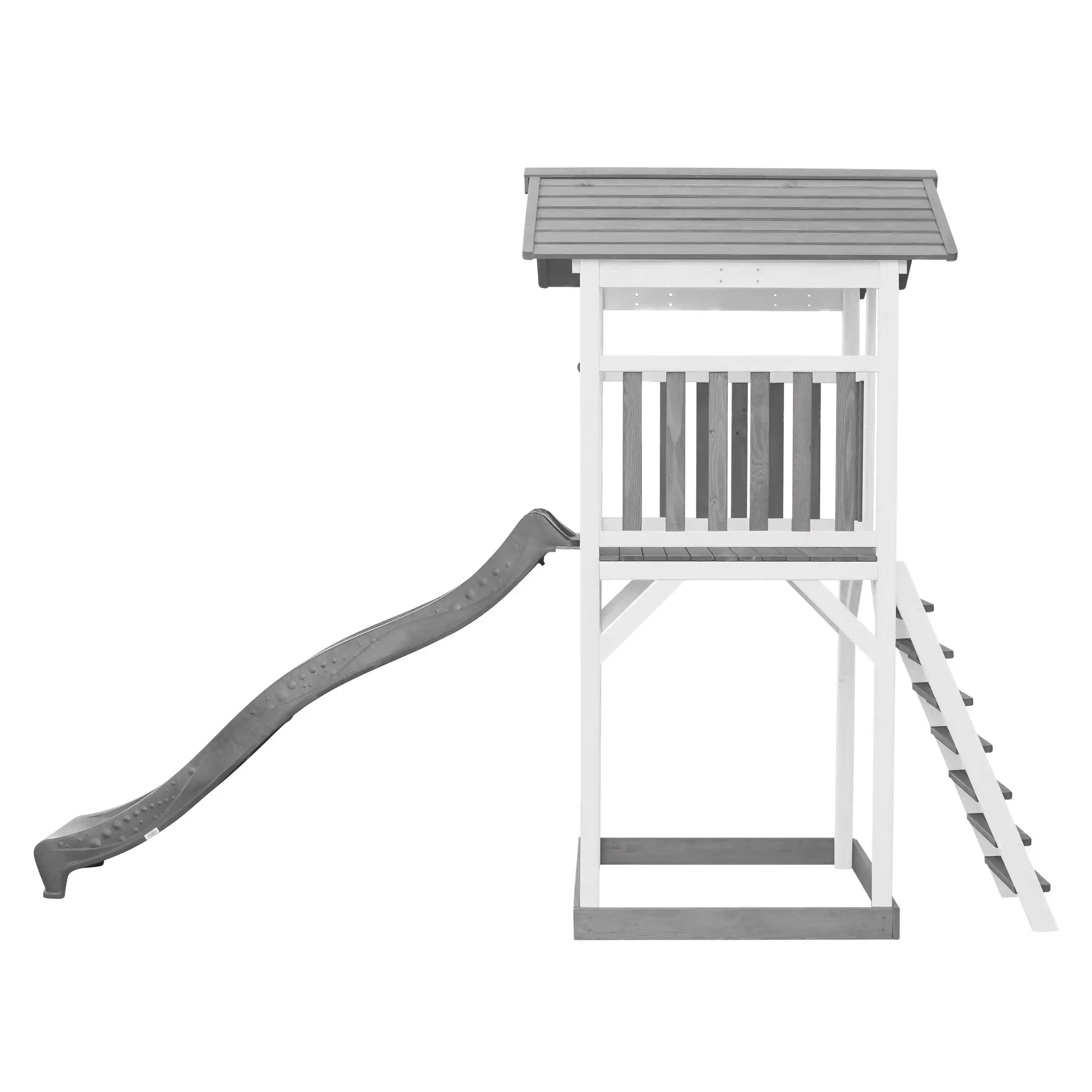 AXI Beach Tower Speeltoren Grijs/wit - Grijze Glijbaan