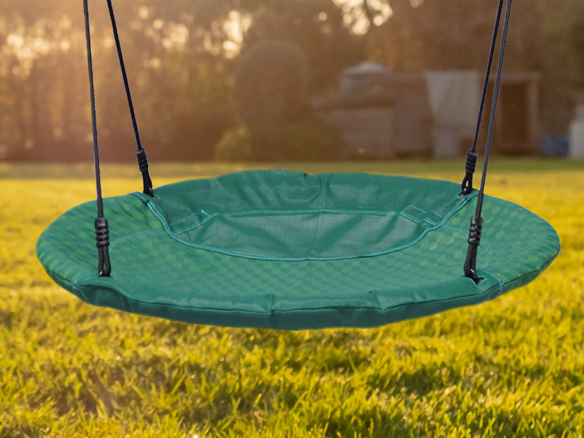 AXI Summer Nest Aanbouwschommel Grijs/wit