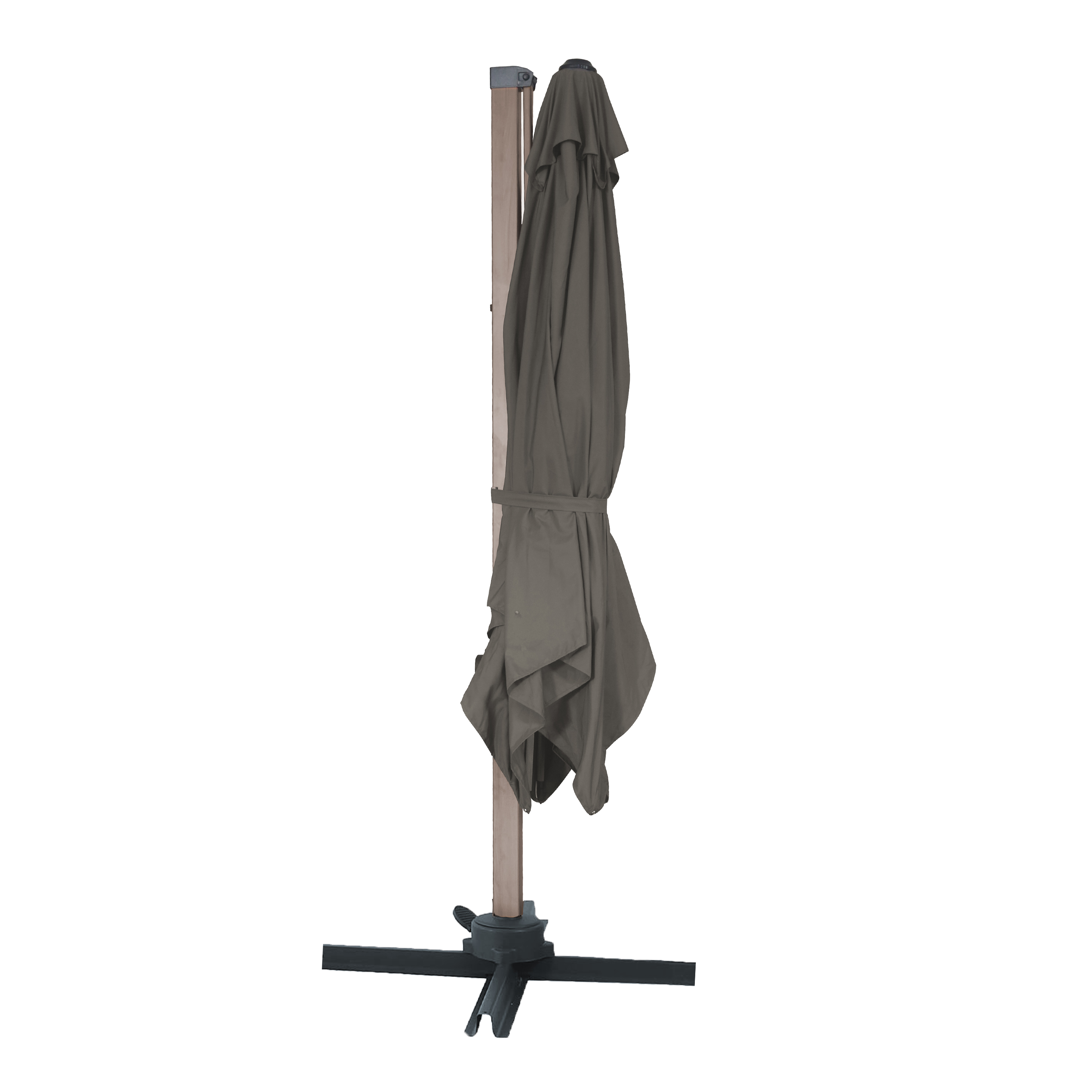 AXI Alina Cantilever Parasol 300x300cm Oak-look/Taupe