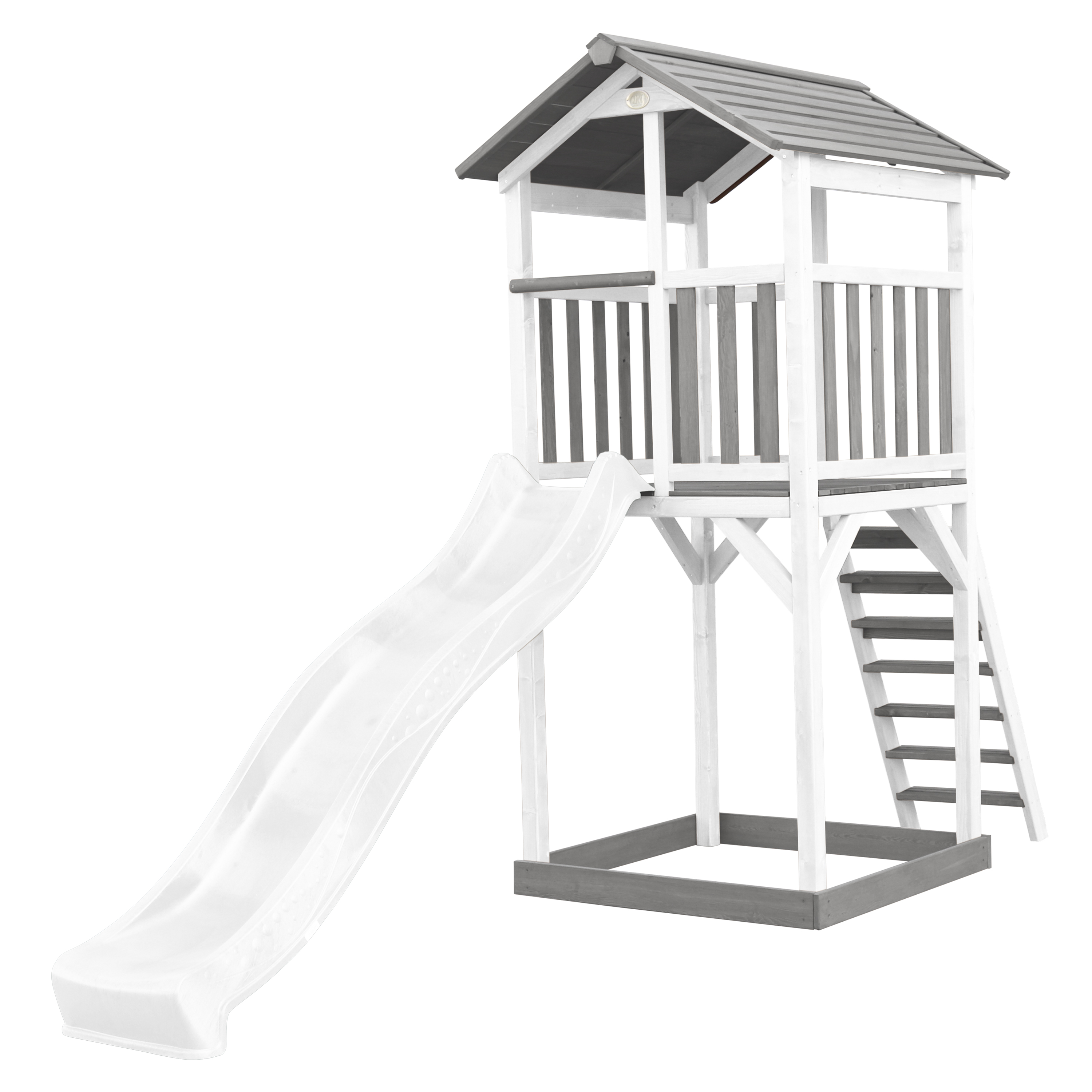 AXI Beach Tower Grey/White - White Slide