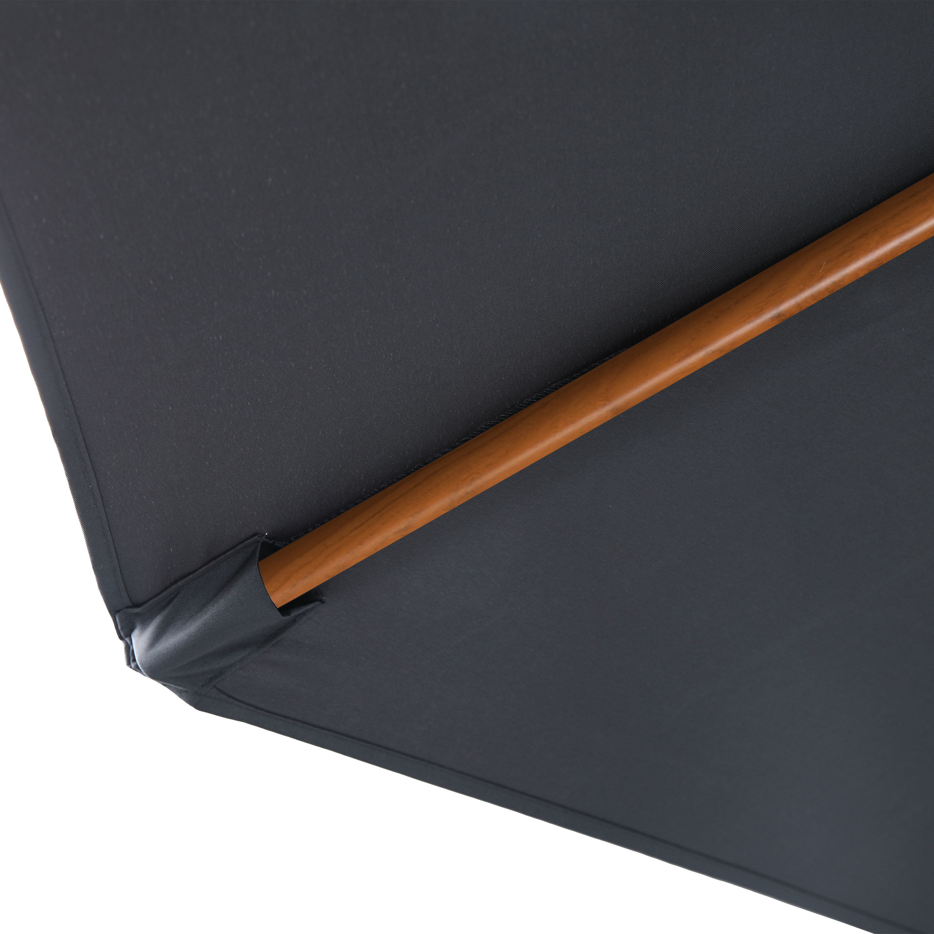 AXI Nima Floating Parasol 300x300 Wood-look/Grey 