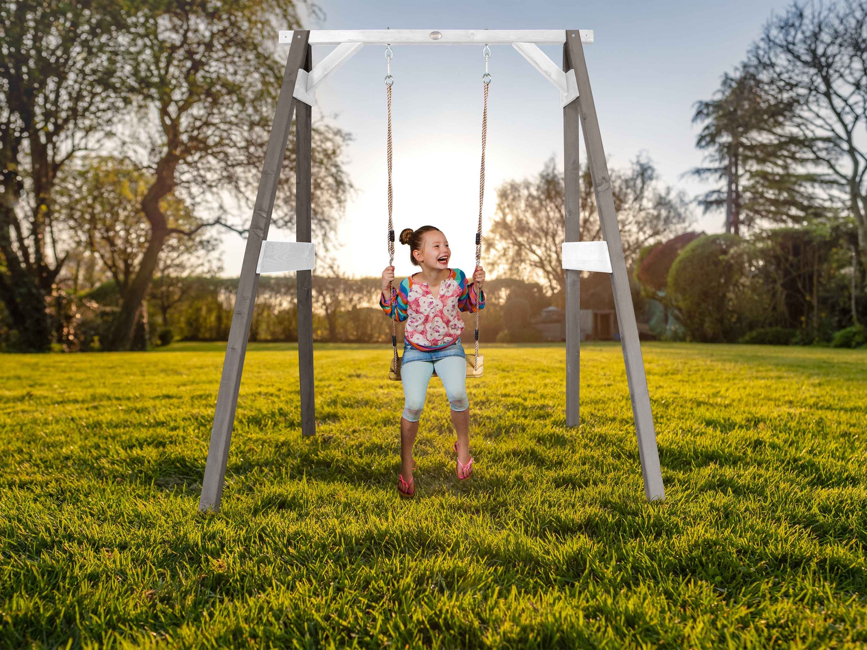 AXI Single Swing Set - Grey/White