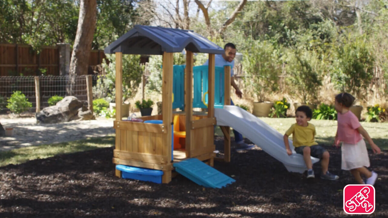 Step2 Woodland Adventure Legehus & Slide