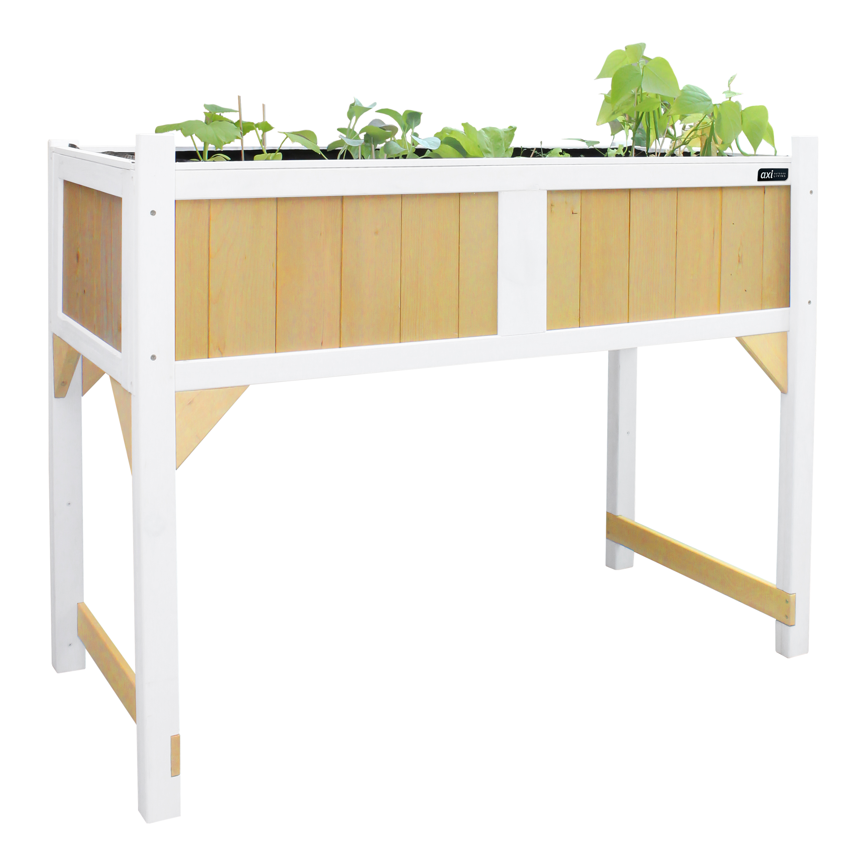 AXI Kweektafel met gronddoek Bruin/wit-8717973938170 AXI Kweektafel met gronddoek Bruin/wit
