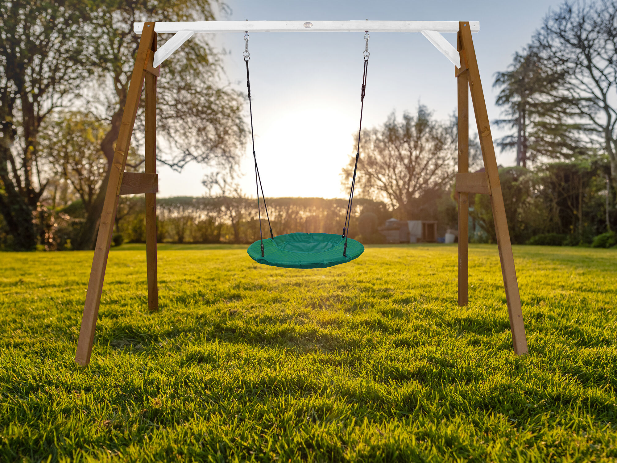AXI Summer Nestschommel Bruin/wit