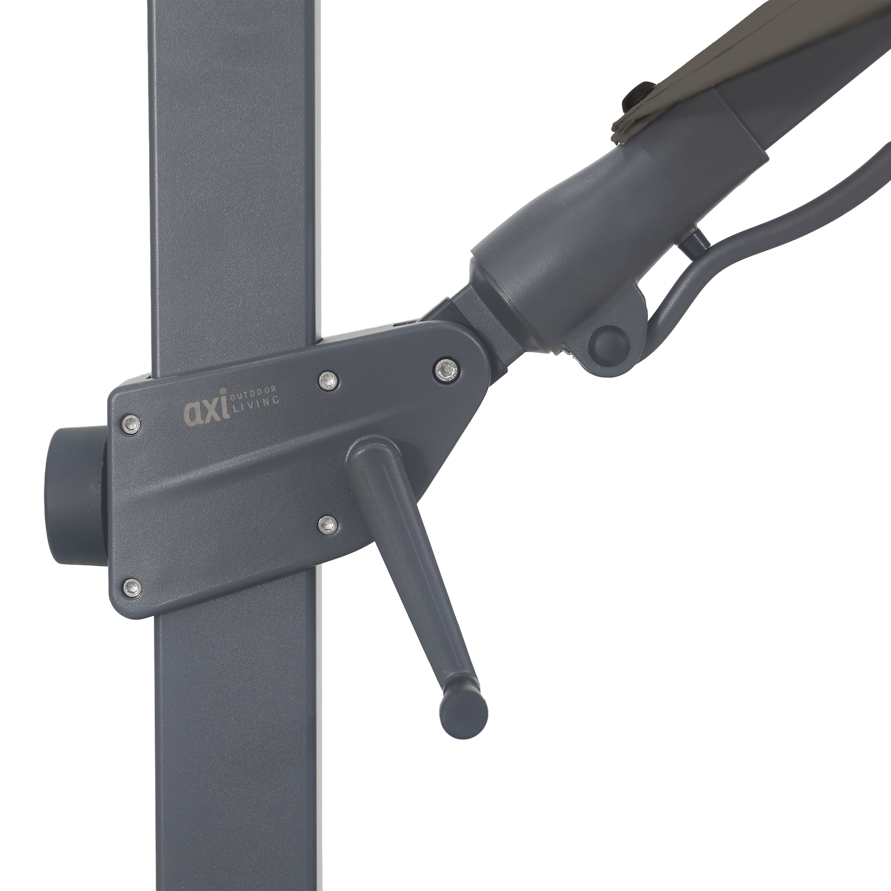 AXI Solis Cantilever Parasol Ø 300cm Anthracite/Taupe