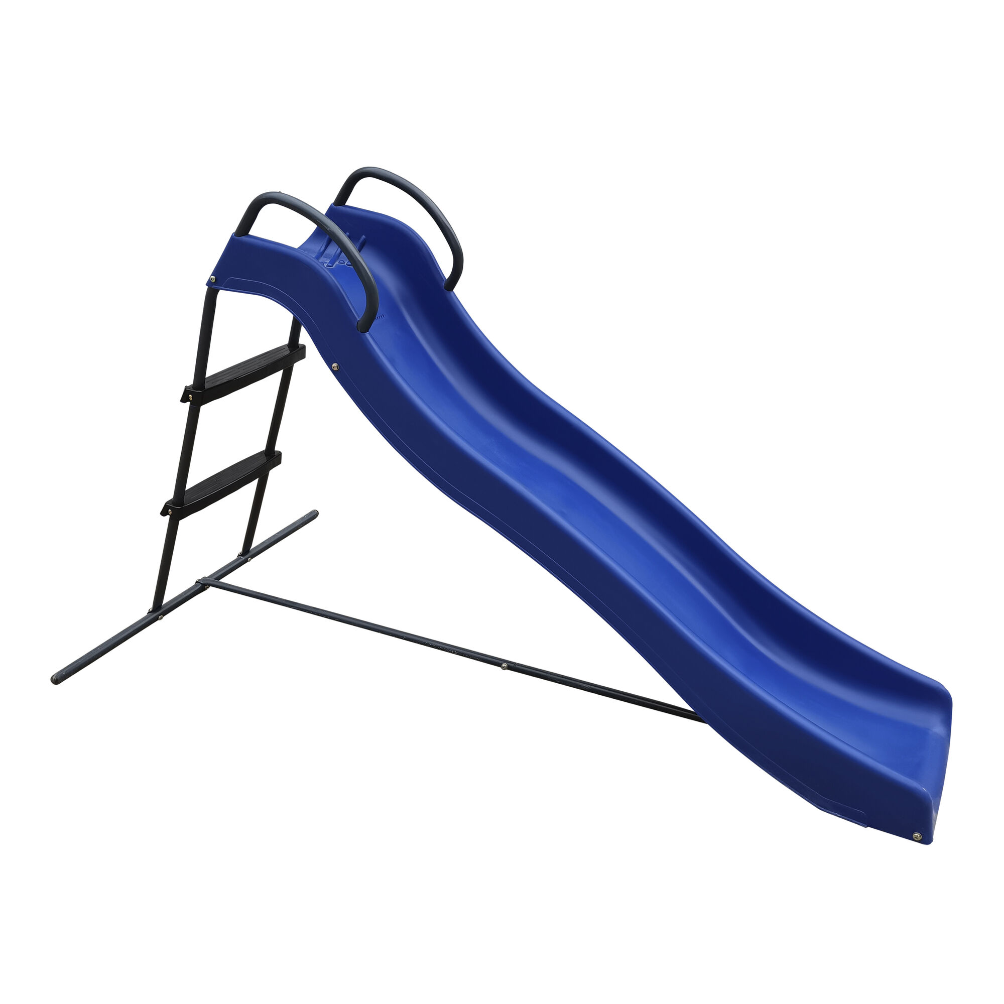 AXI Vrijstaande Glijbaan met wateraansluiting 180cm Blauw/antraciet-8717973931218 AXI Vrijstaande Glijbaan met wateraansluiting 180cm Blauw/antraciet