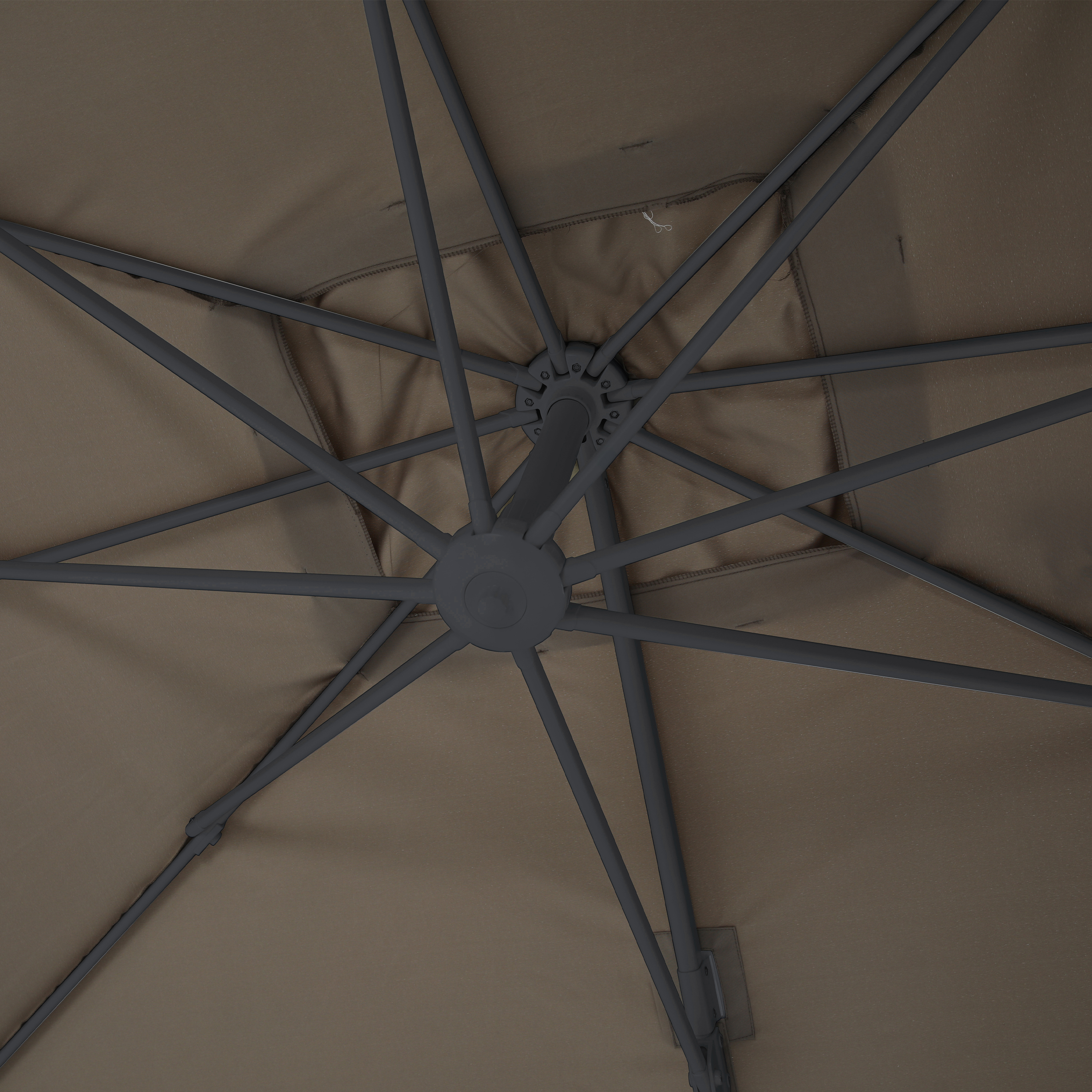 AXI Marisol Floating Parasol Ã˜ 300cm Anthracite/Taupe