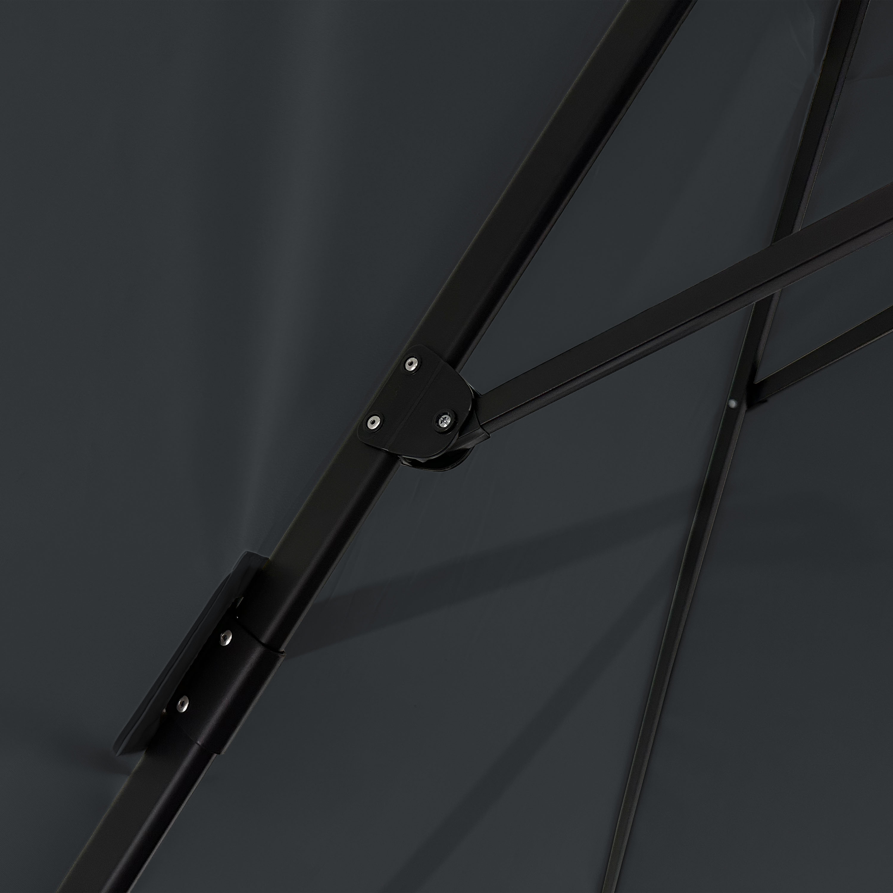 AXI Mira Cantilever Parasol 300x300cm Anthracite/Grey