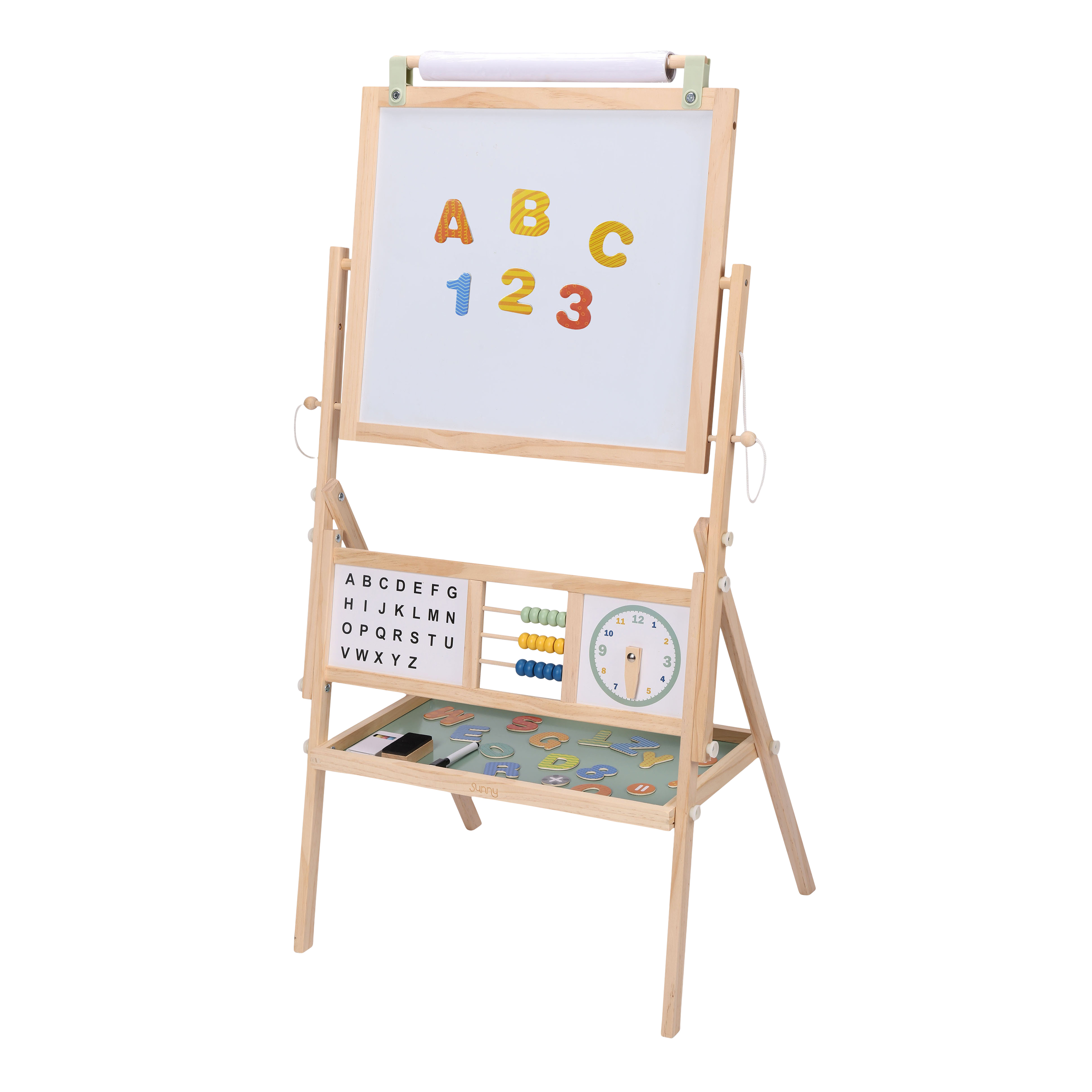 Sunny Nola Activity Easel - Natural Brown