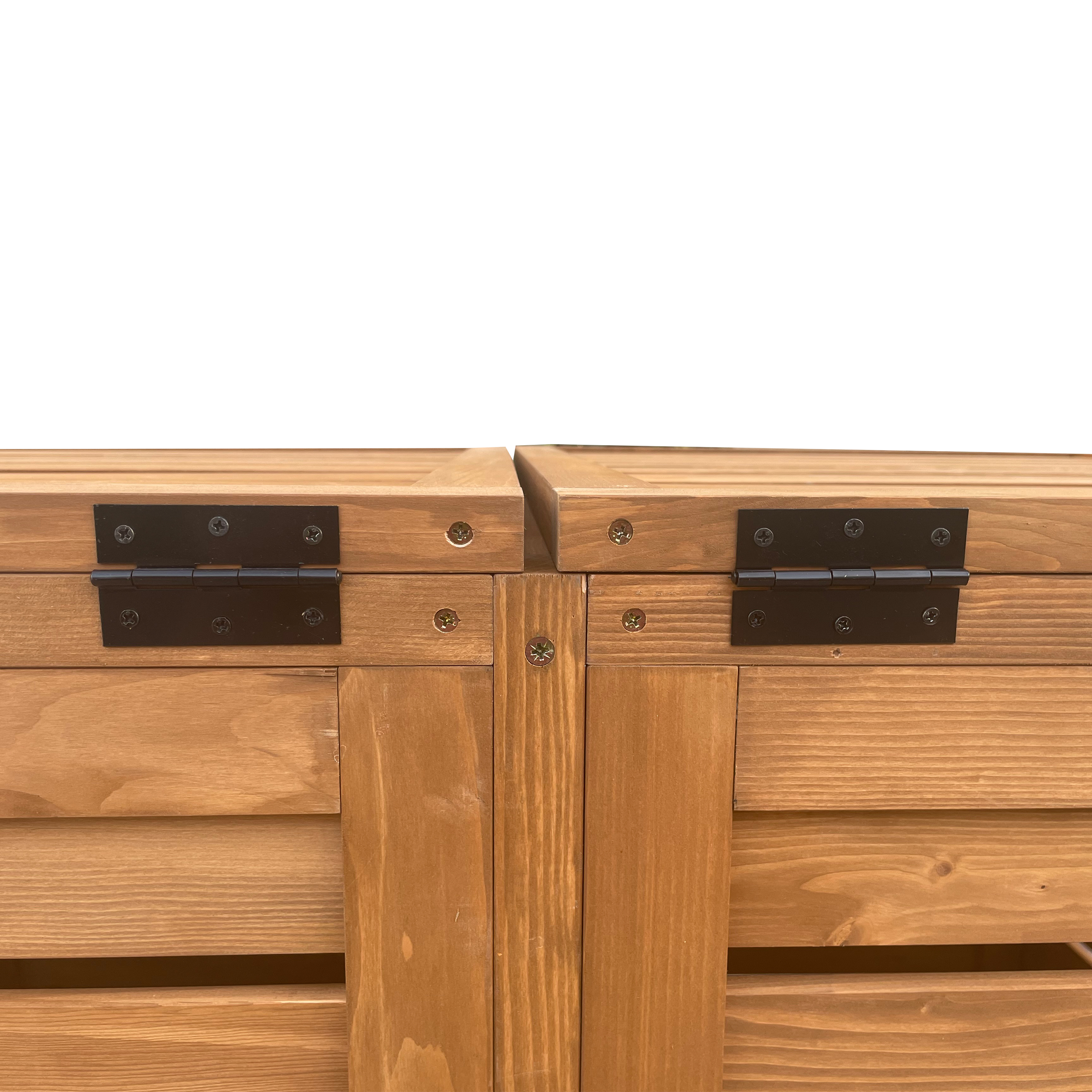 AXI Lex Wooden Bin Storage Brown – 4 bins