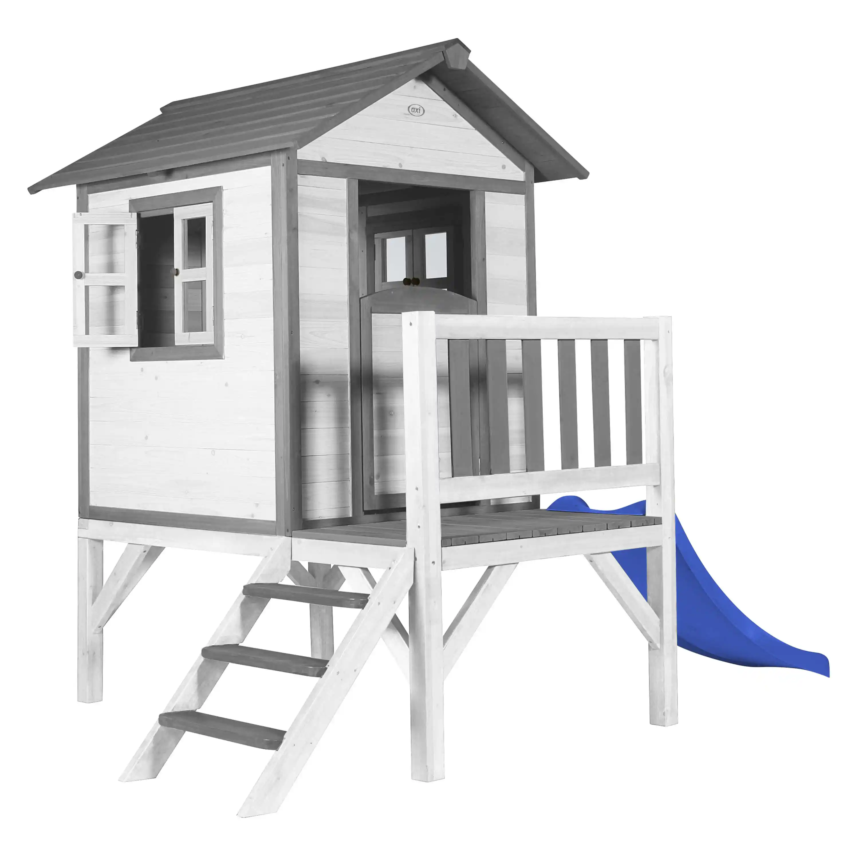 AXI Lodge XL Speelhuis Klassiek - Blauwe Glijbaan