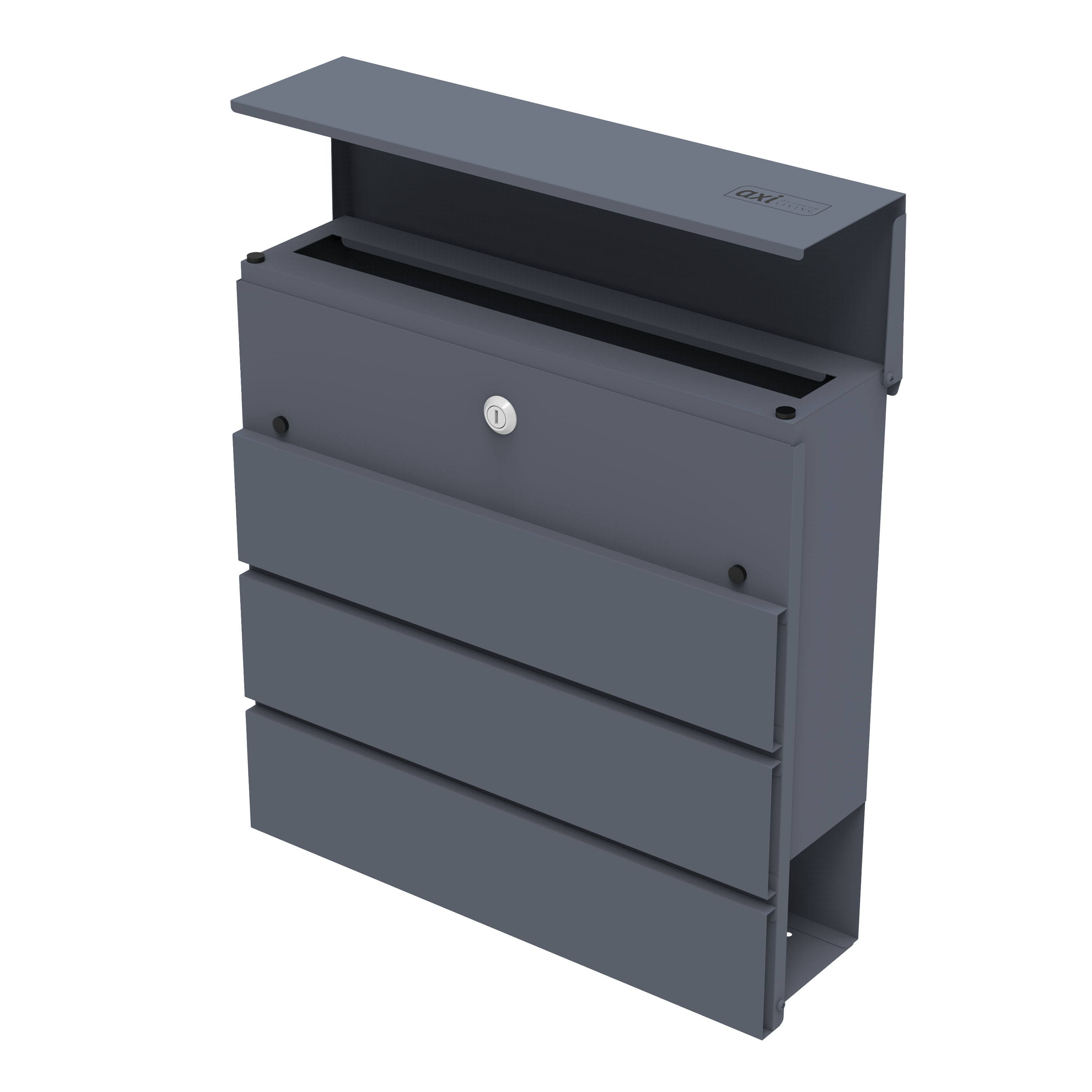 AXI Jake Metal Letterbox Anthracite
