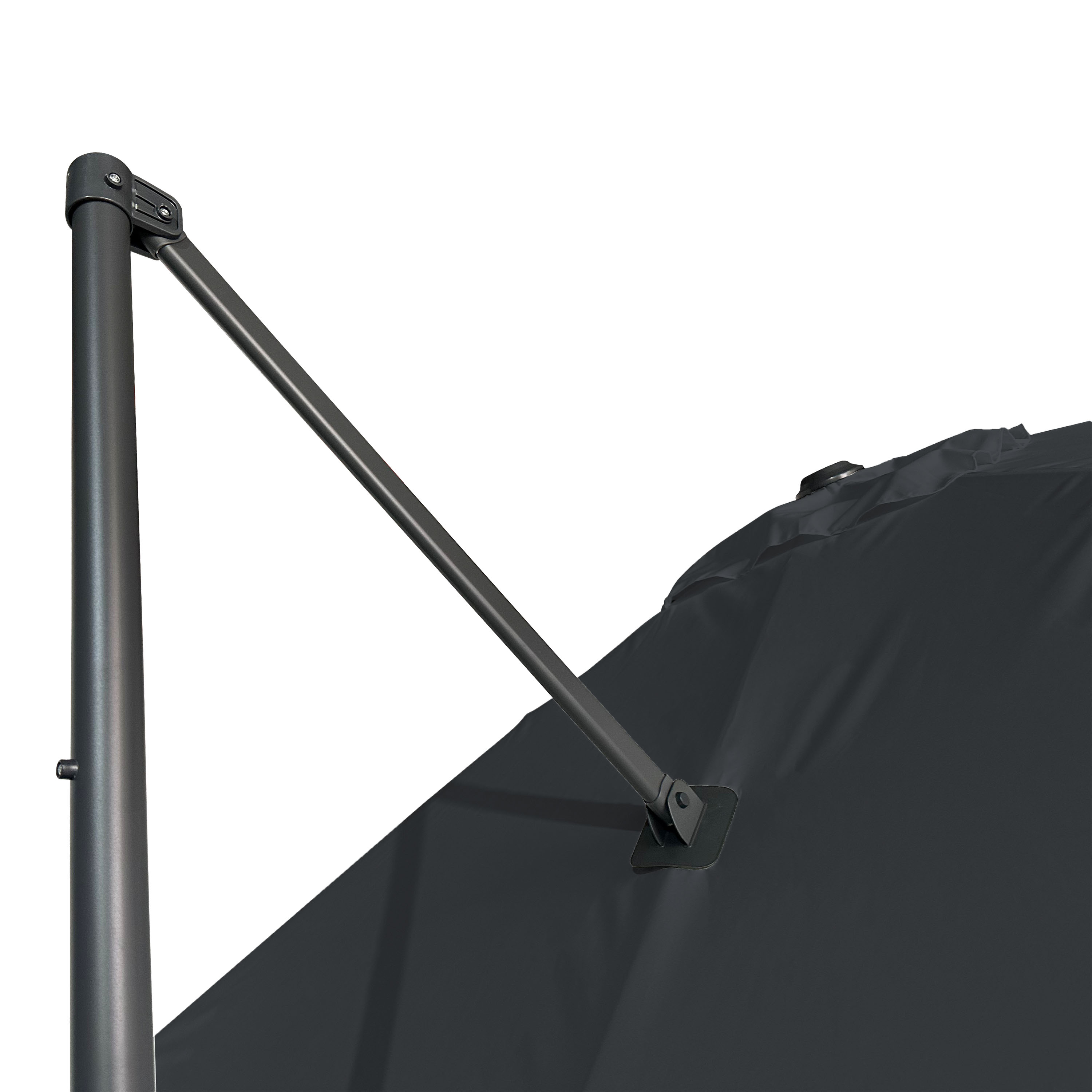 AXI Mira Cantilever Parasol 300x300cm Anthracite/Grey