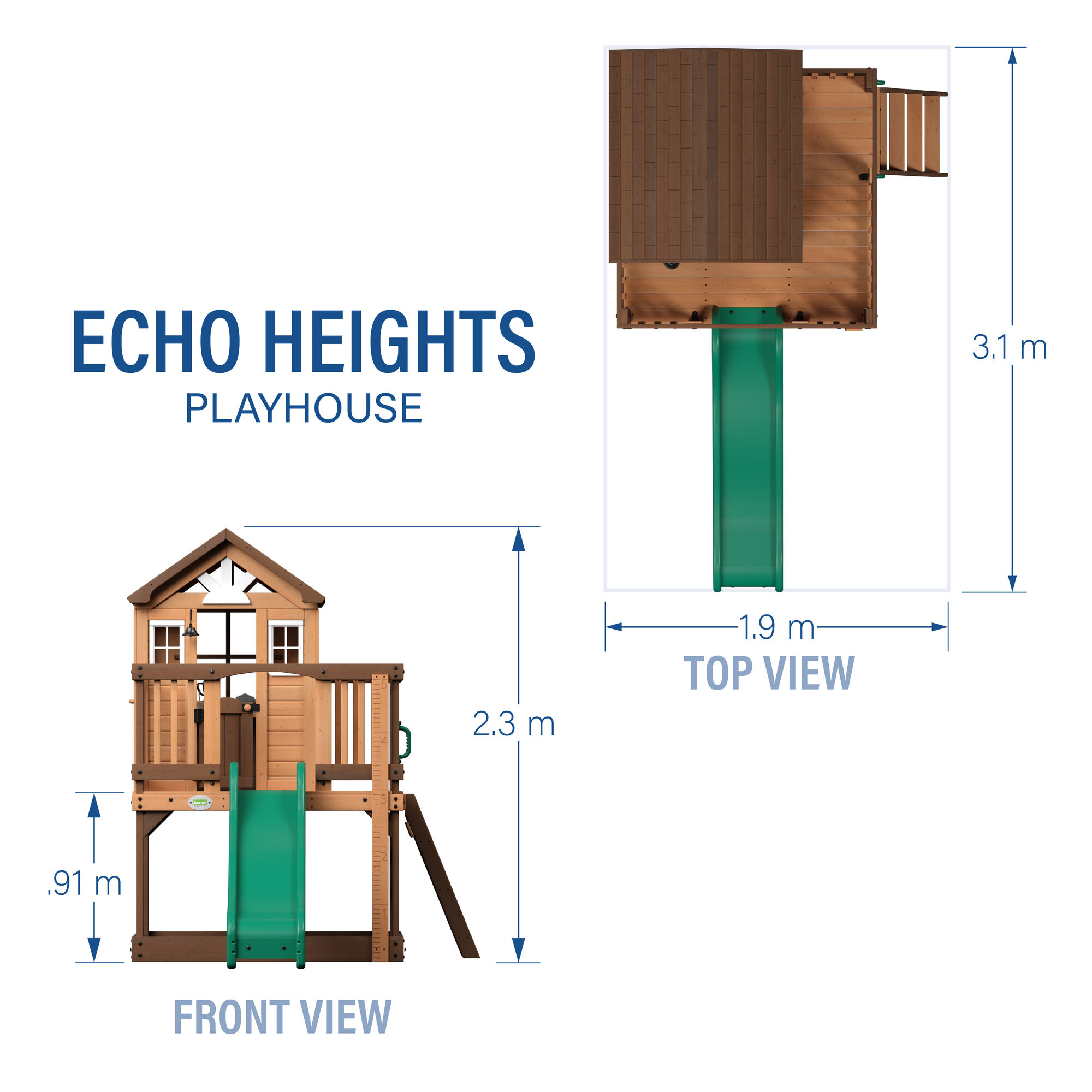 Backyard Discovery Echo Heights Speelhuis