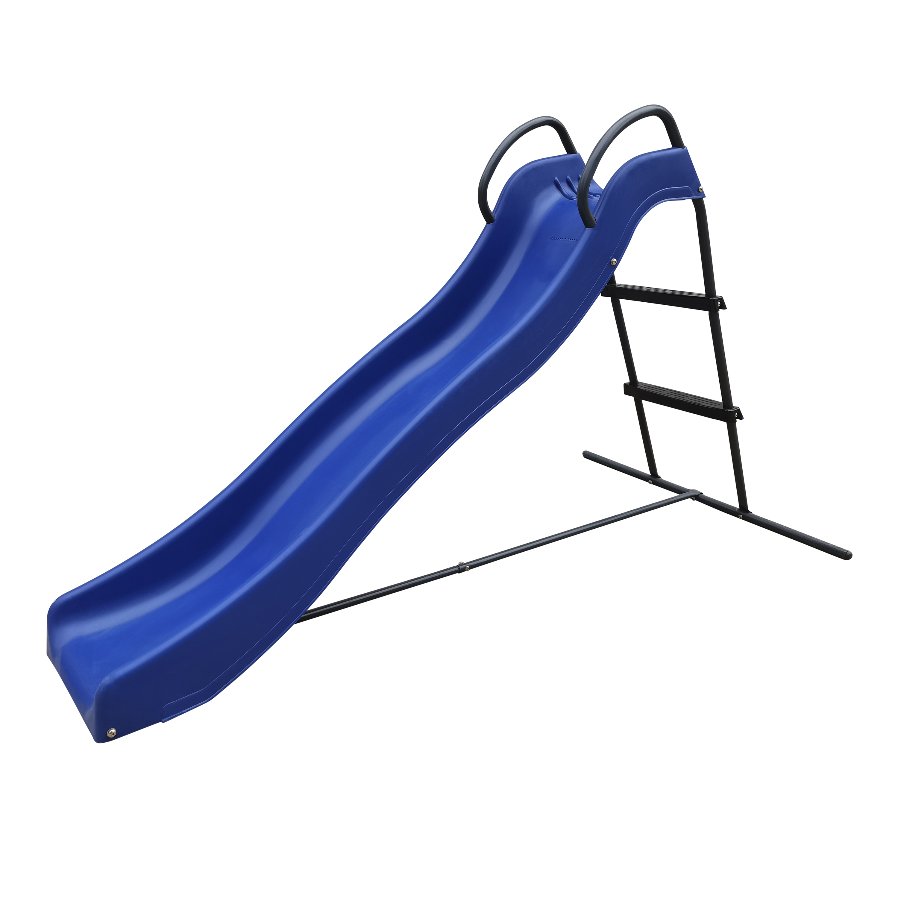 AXI Freestanding Slide with water connection 180cm - Blue/Anthracite 