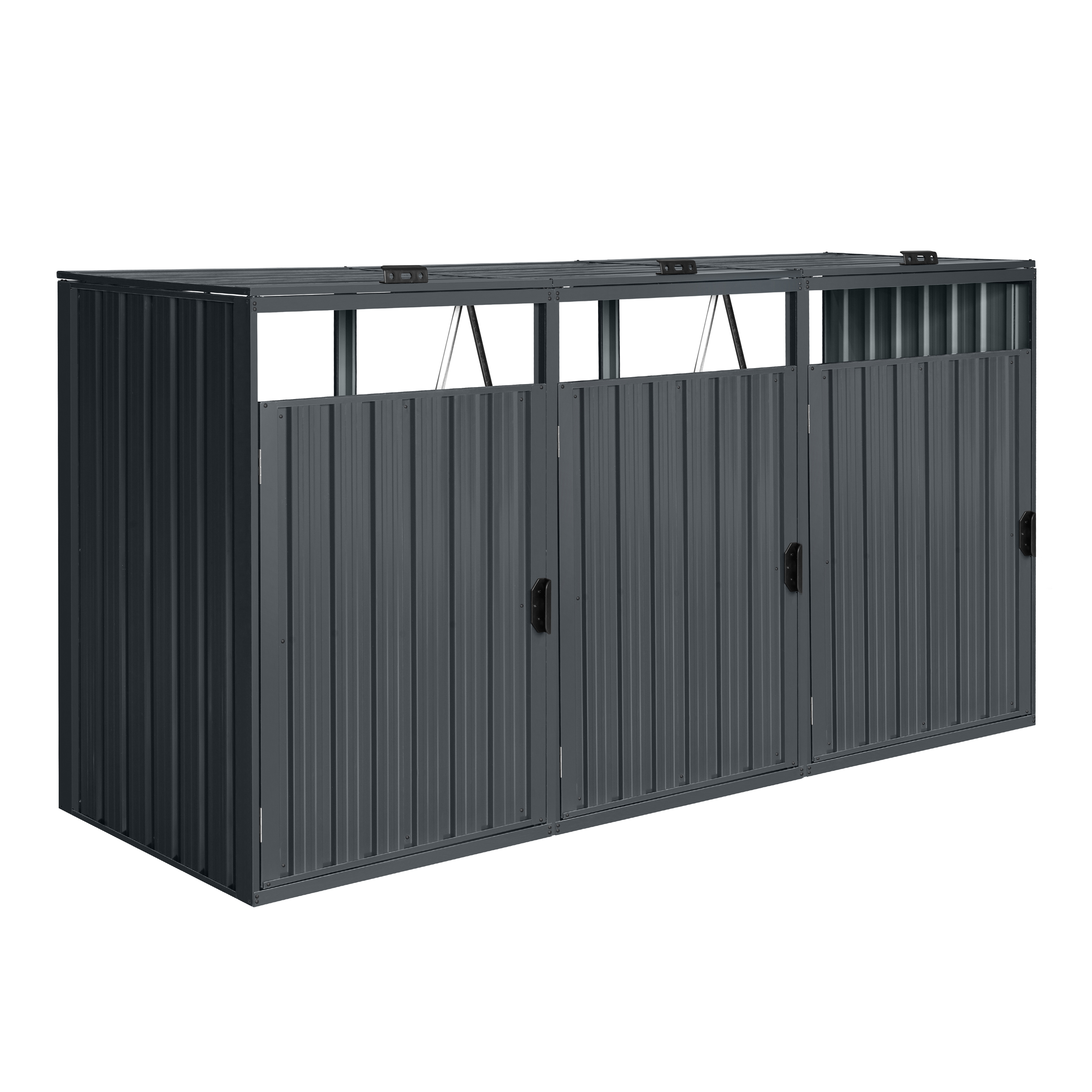 AXI Owen metal Container Enclosure Anthracite - 3 containers