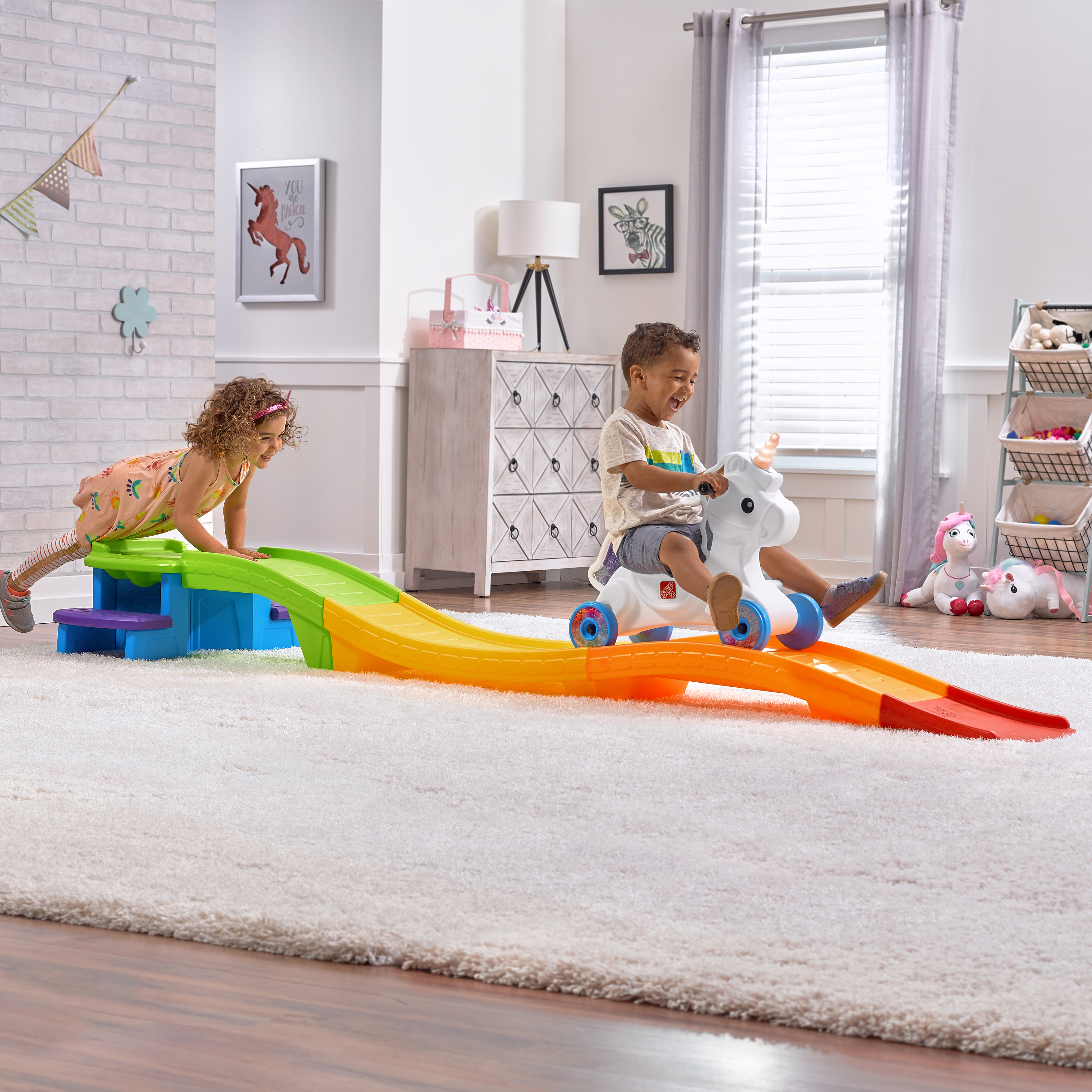 Step2 Unicorn Up & Down Roller Coaster-0733538493791 Step2 Unicorn Up & Down Roller Coaster