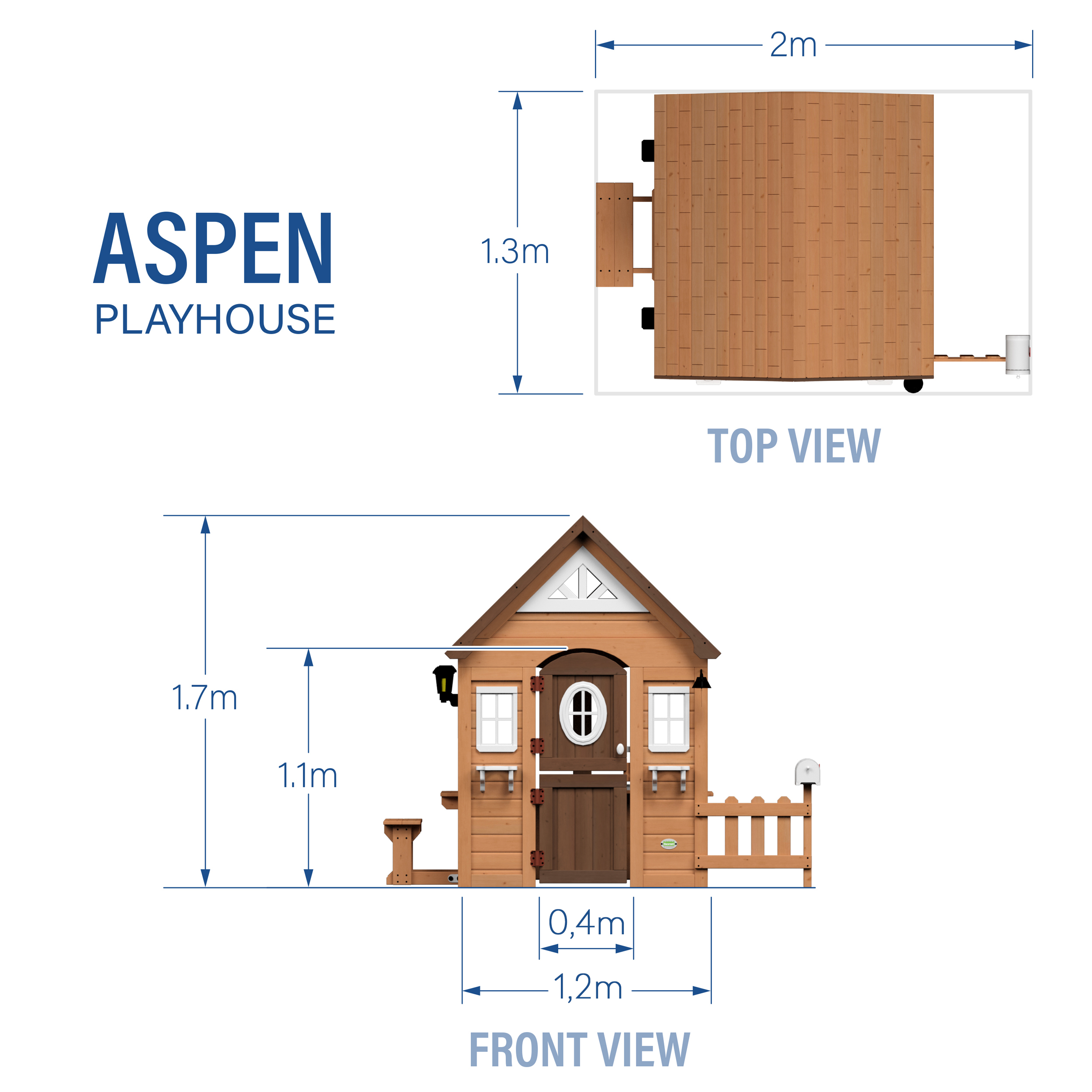 Backyard Discovery Aspen Speelhuis