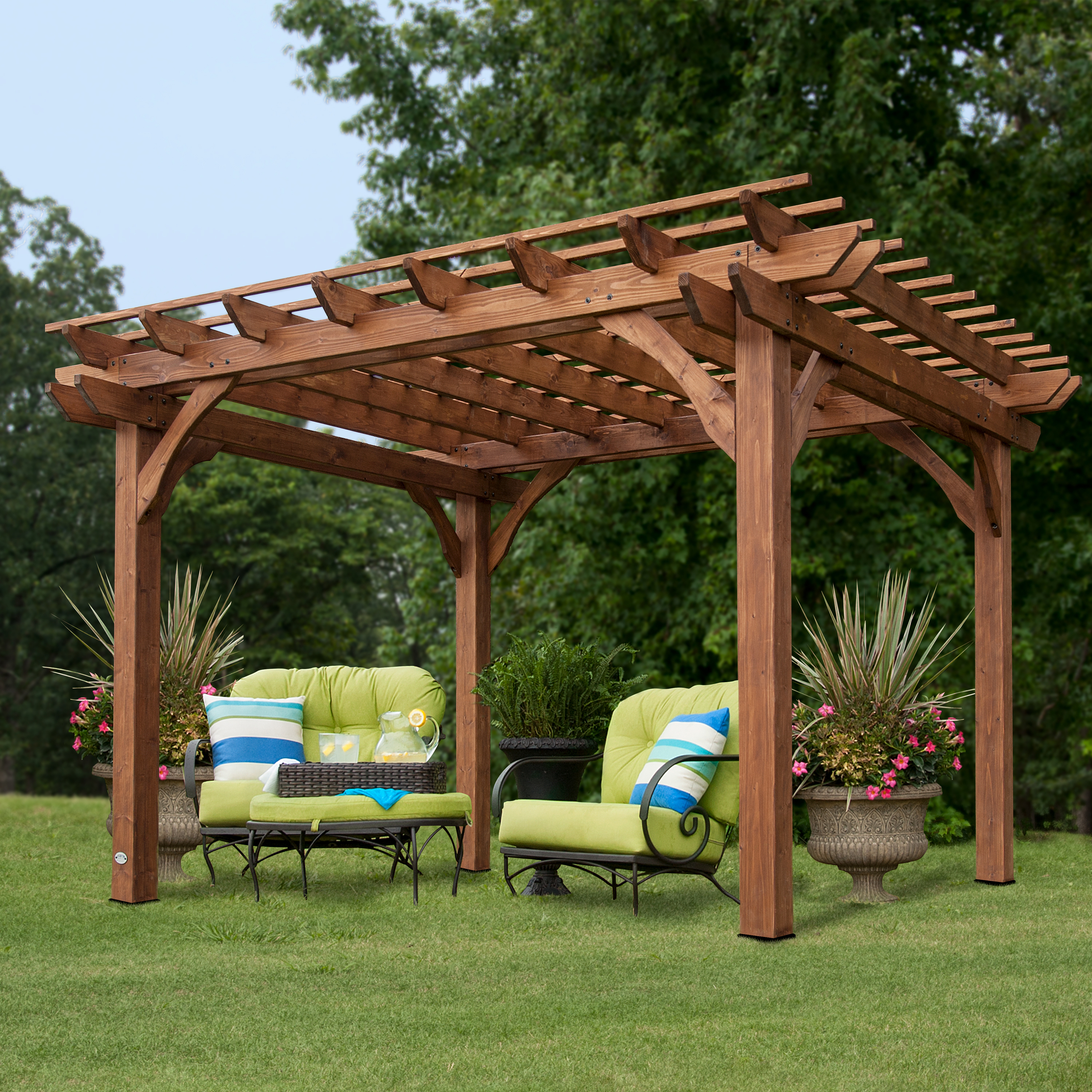 Backyard Discovery Pergola van hout 305 x 366 cm