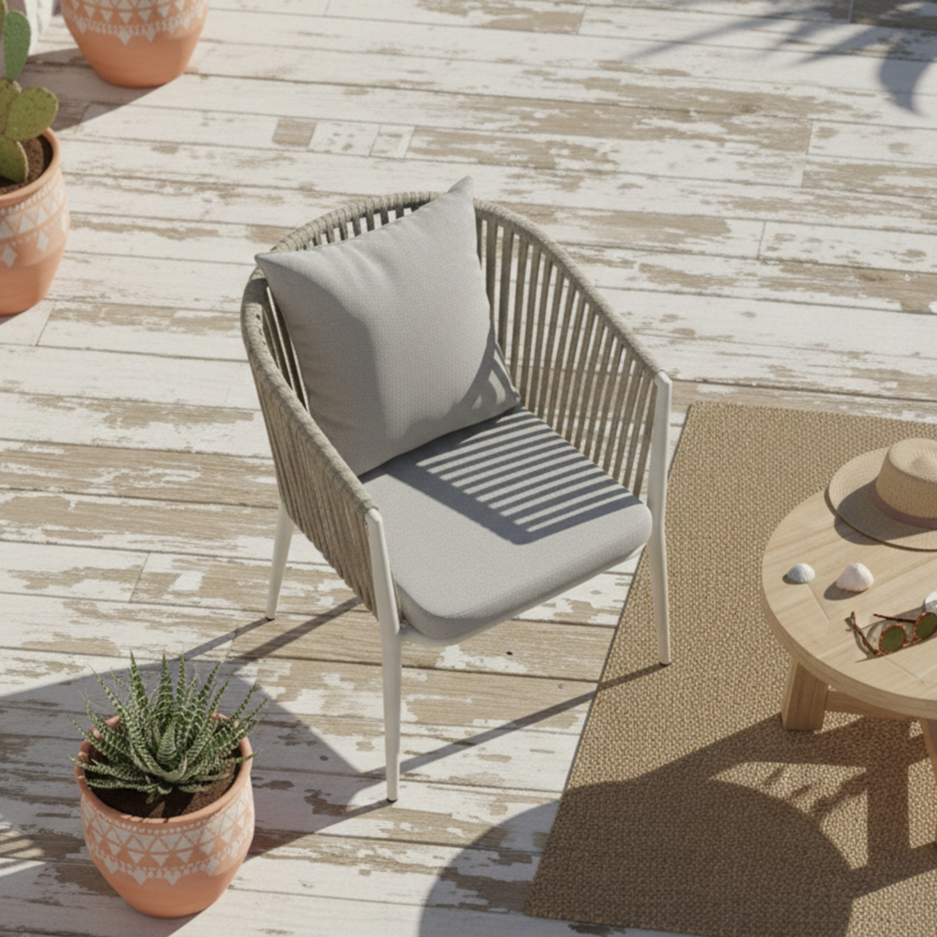 AXI Faye Chairs Beige – Set 6 pieces