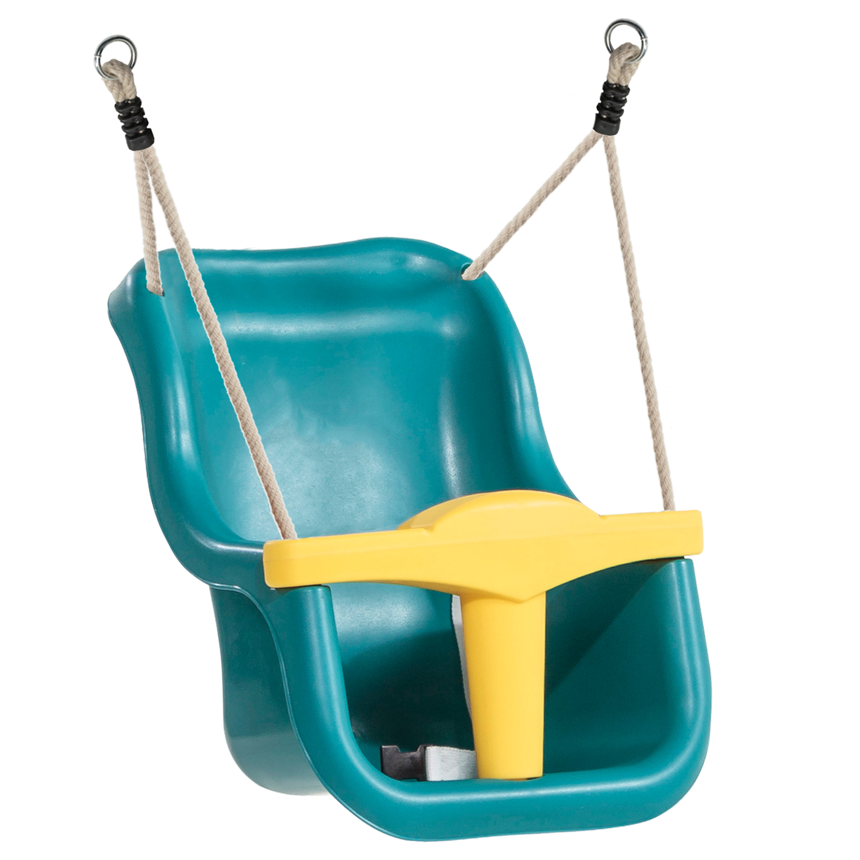 AXI Baby Swing - Grey/White - Seat Turquoise/Yellow