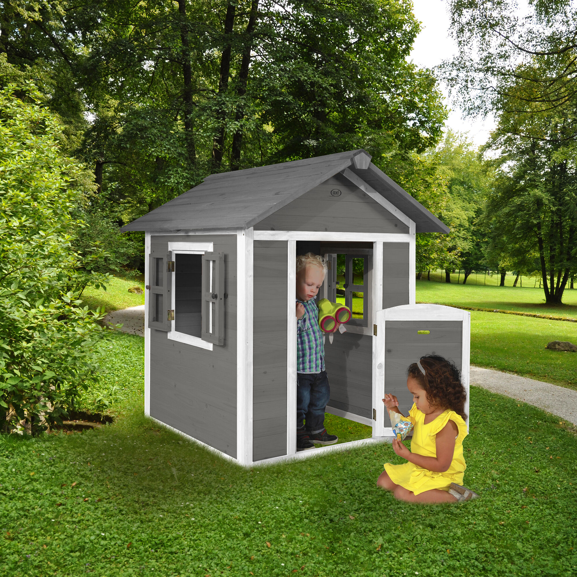 Lodge Playhouse Grey / White