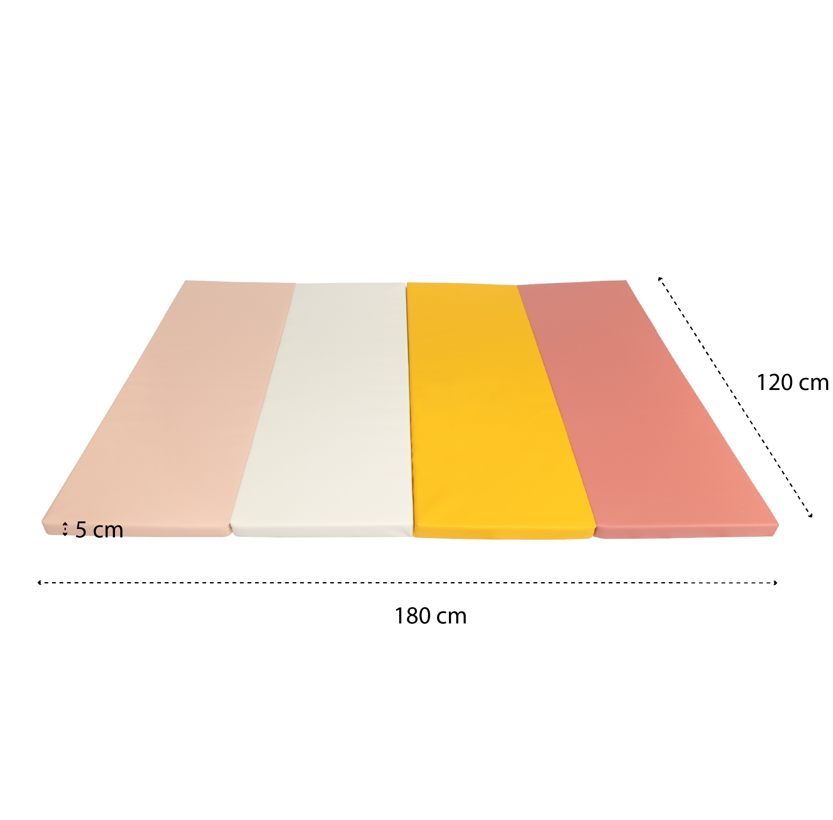 Sunny Dani Soft Play Folding Mat - Pink