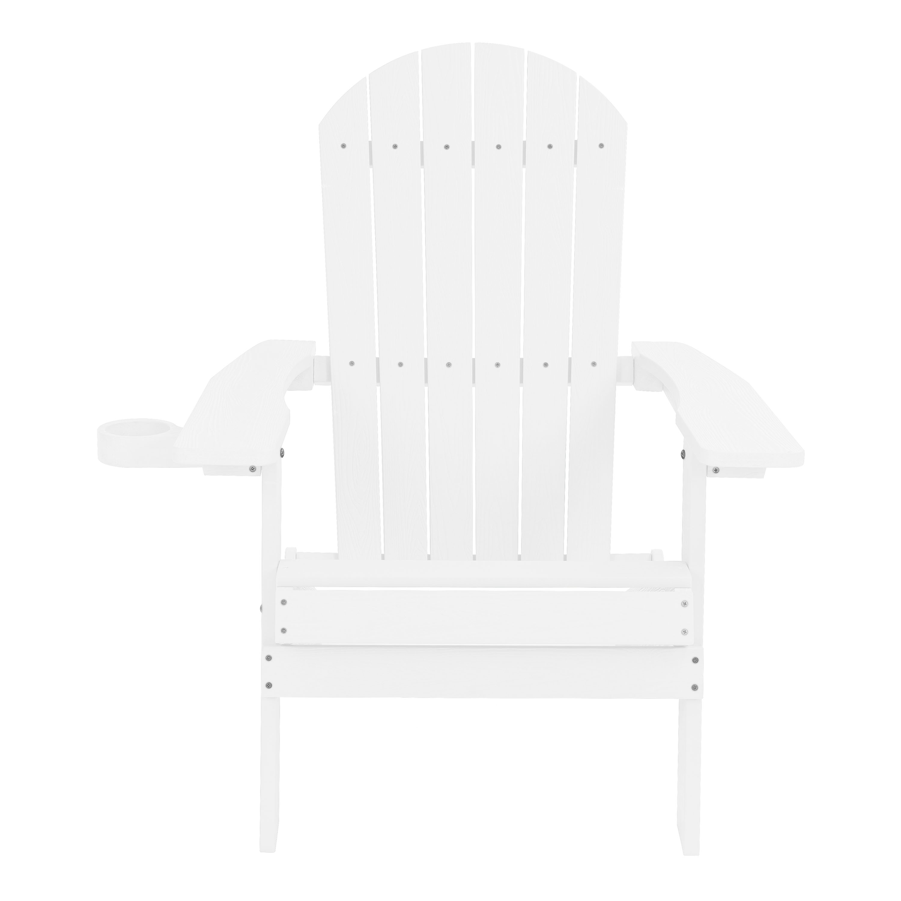 AXI Claire Folding Adirondack Chair Plastic White
