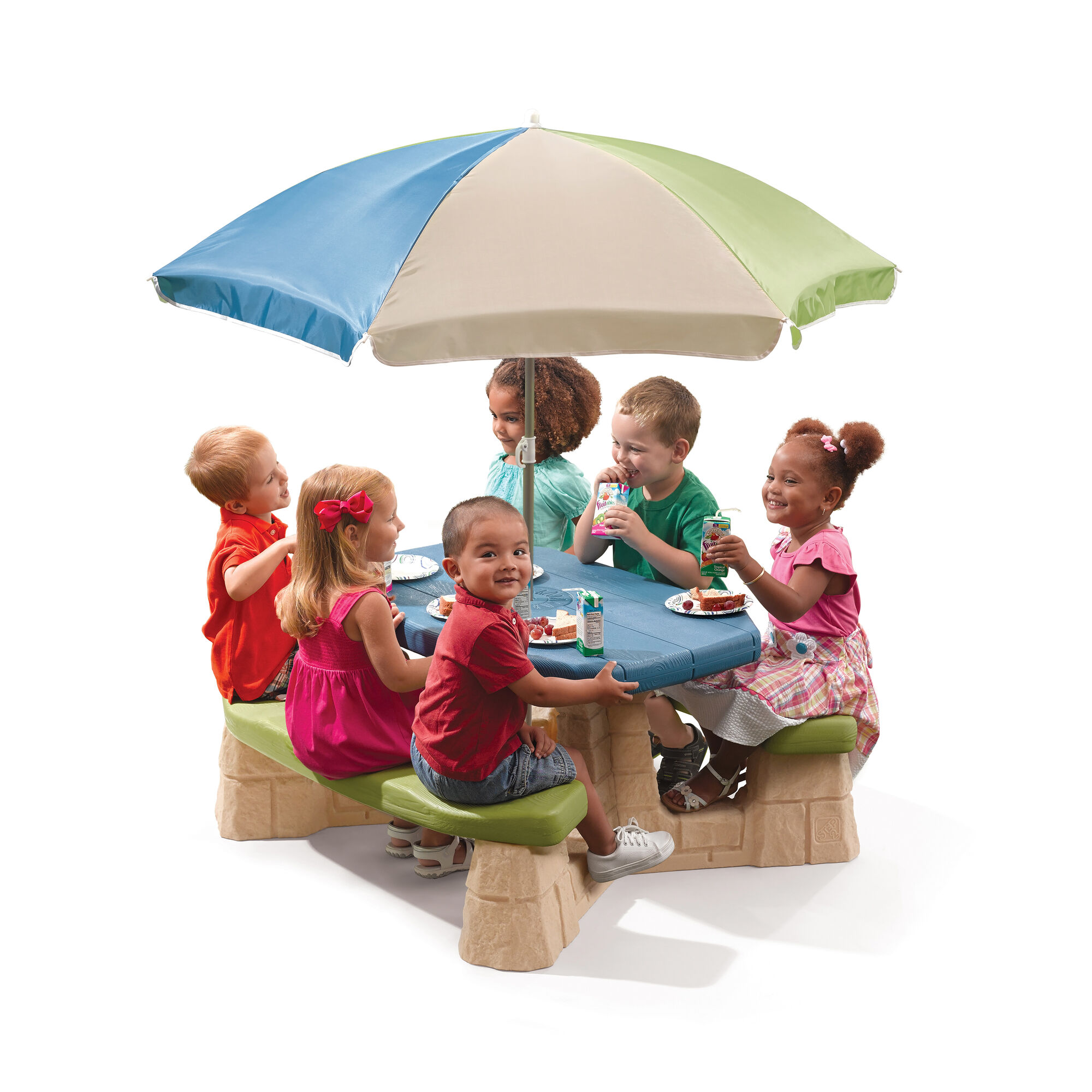 Step2 Naturally Playful Picknicktafel met Parasol