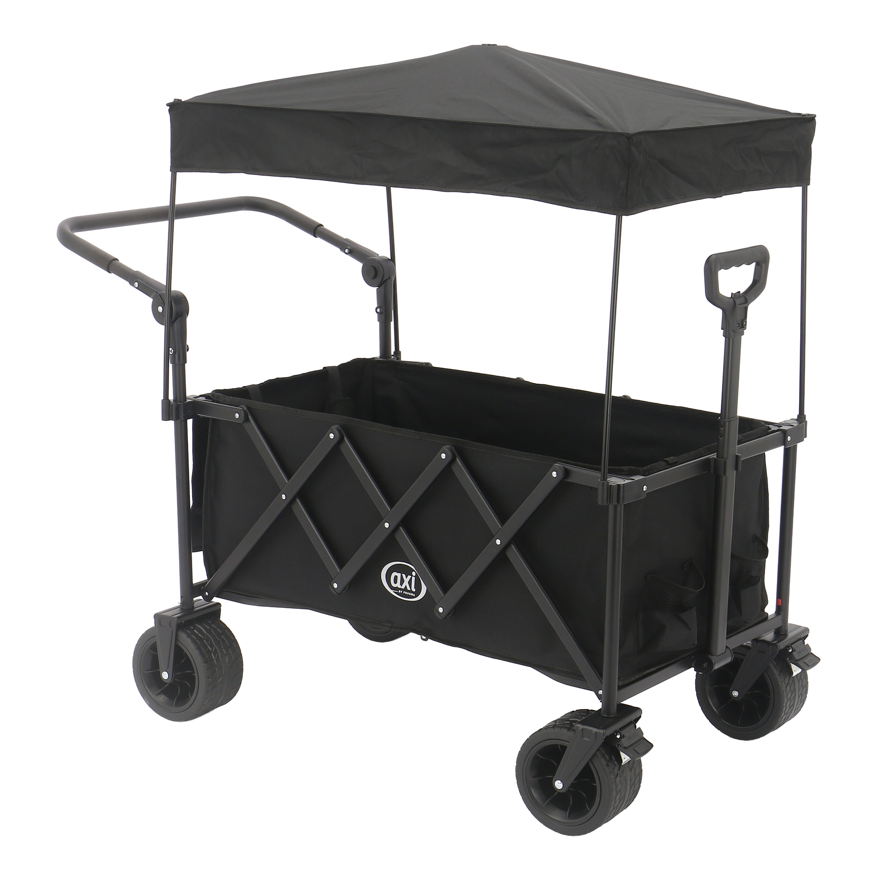 AXI SB221 Foldable Beach Wagon with roof - Black