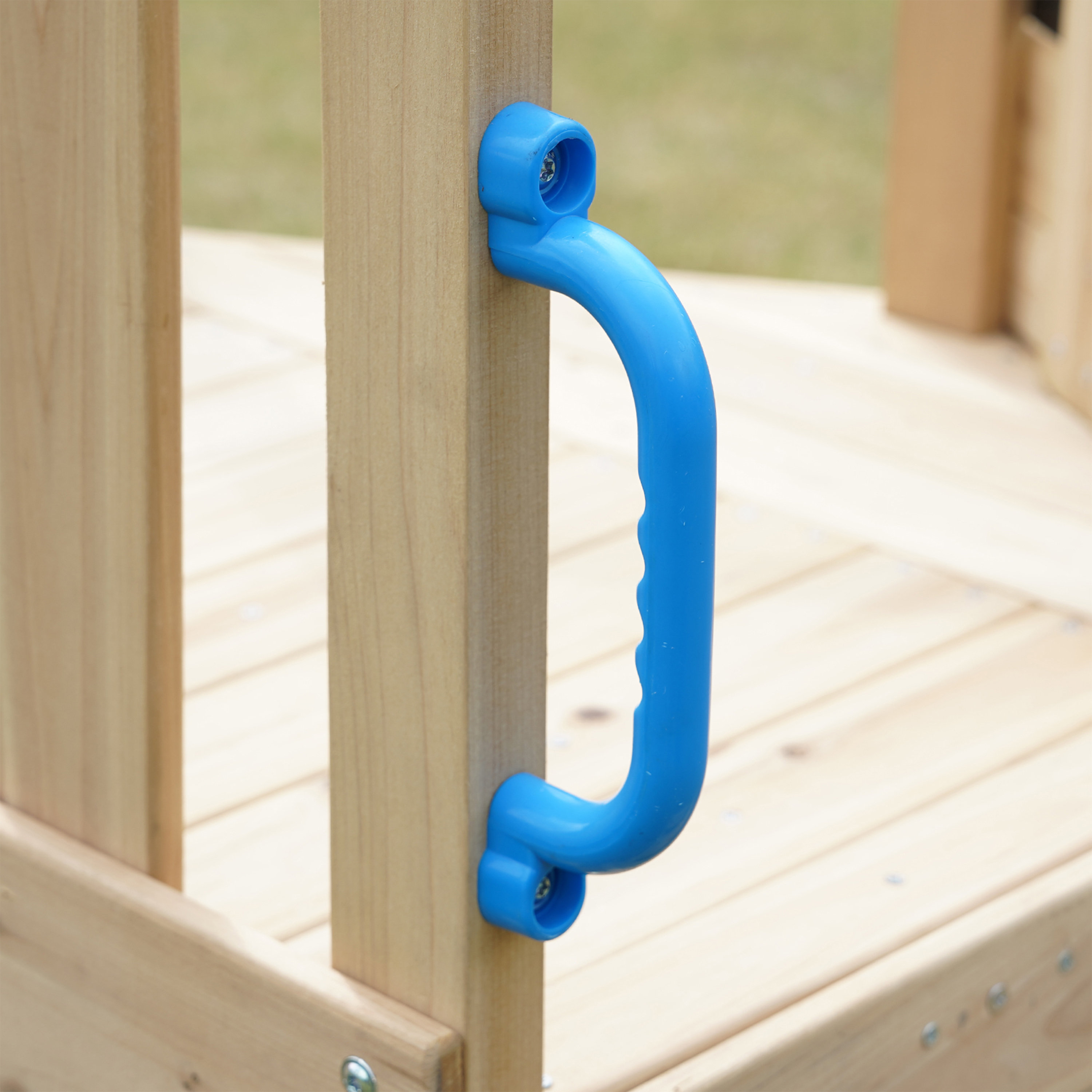 AXI Timo Mini Climbing Frame with Baby Swing, Climbing Wall and Chalkboard – Pastel Green Slide