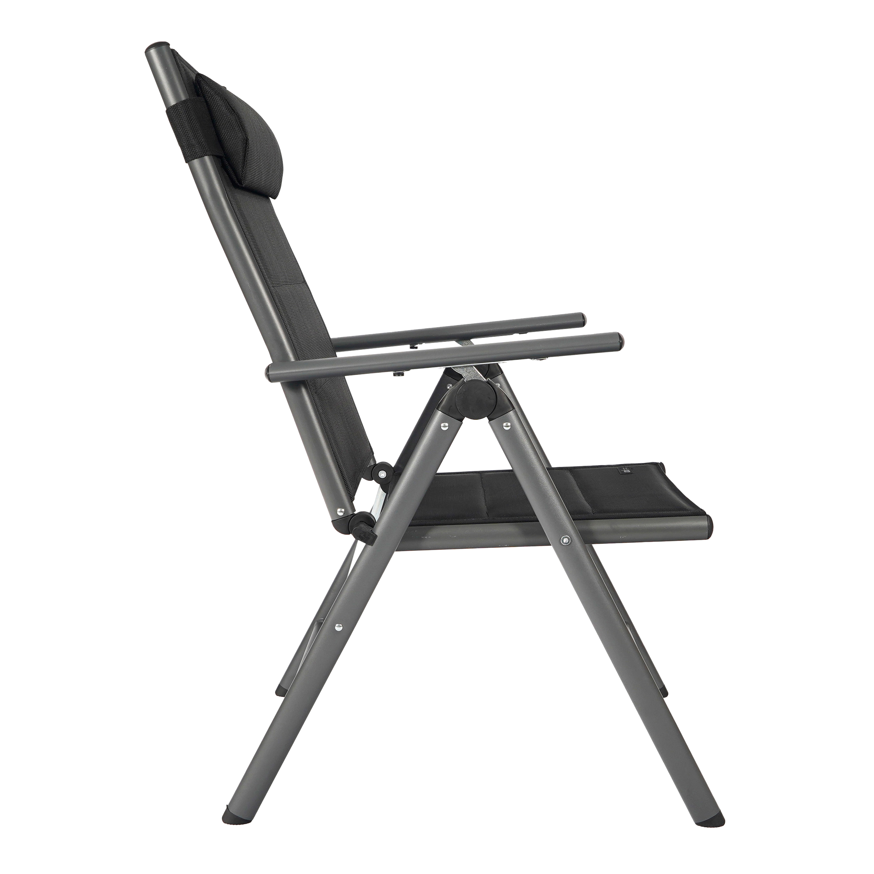 AXI Mack Camping Chair Anthracite/Black – Set 6 pieces