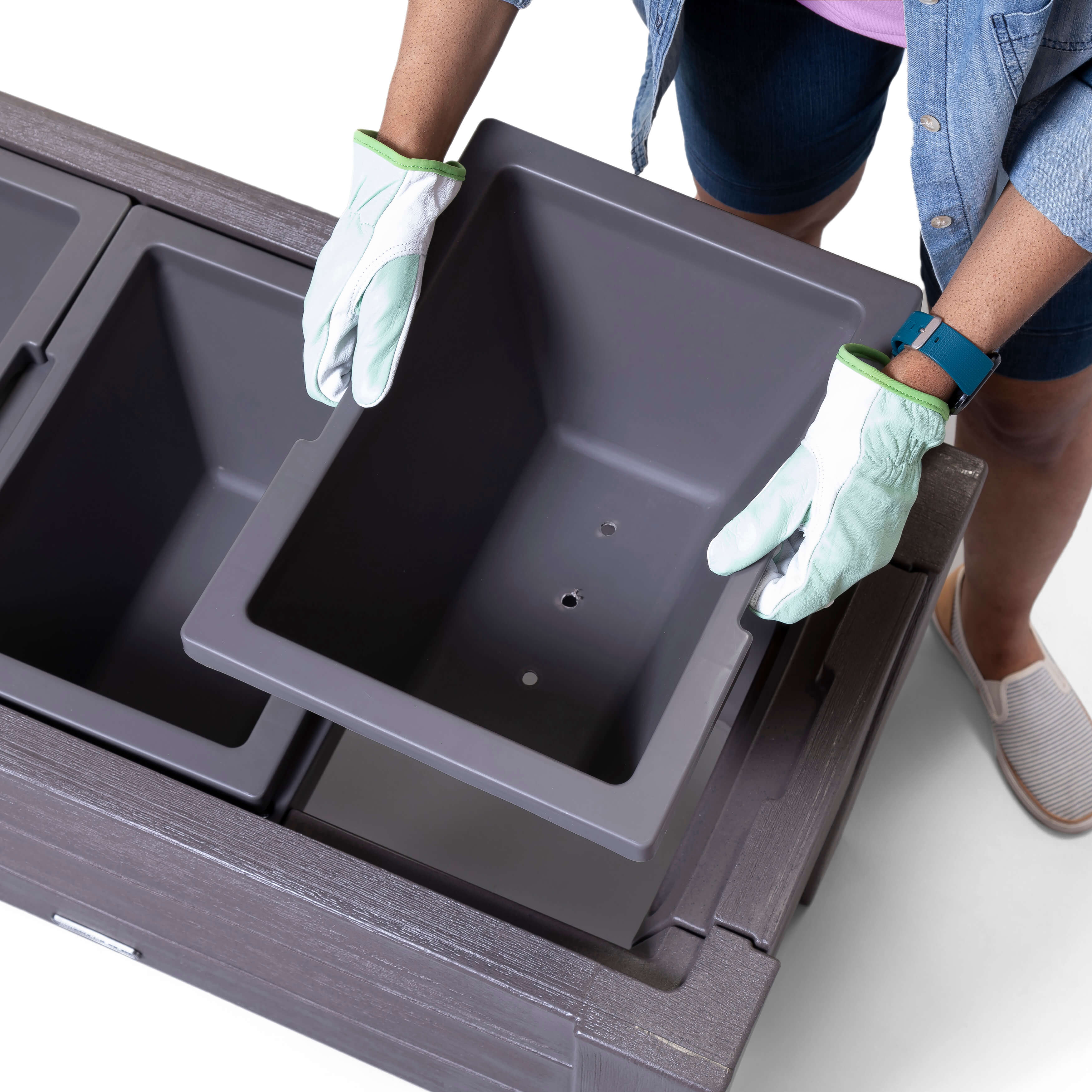 Step2 Lakewood Verhoogde Plantenbak - Donker Ceder-0733538518593 Step2 Lakewood Verhoogde Plantenbak - Donker Ceder