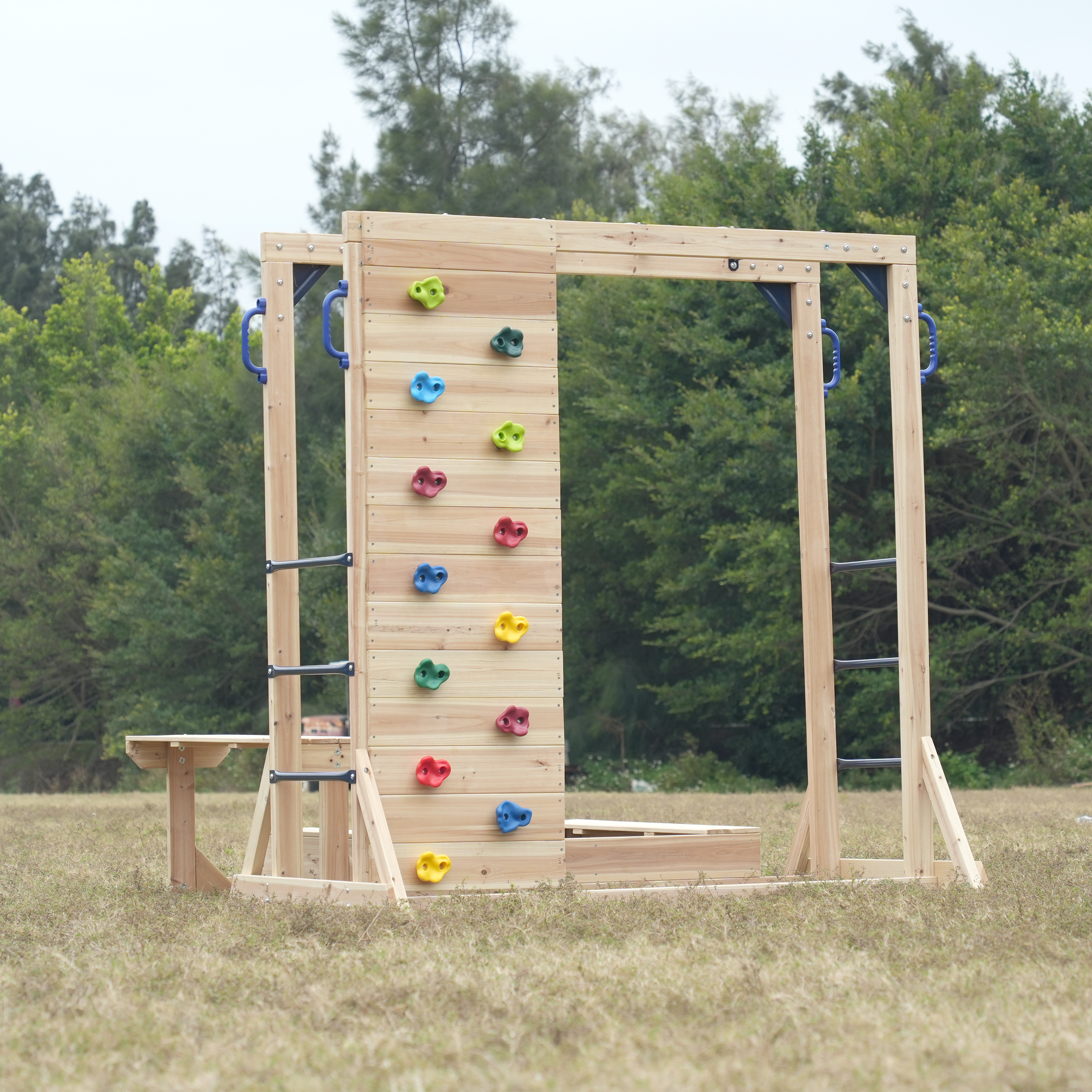 AXI Dex Climbing Frame with Sandbox, Monkey Bars and Picnic Table