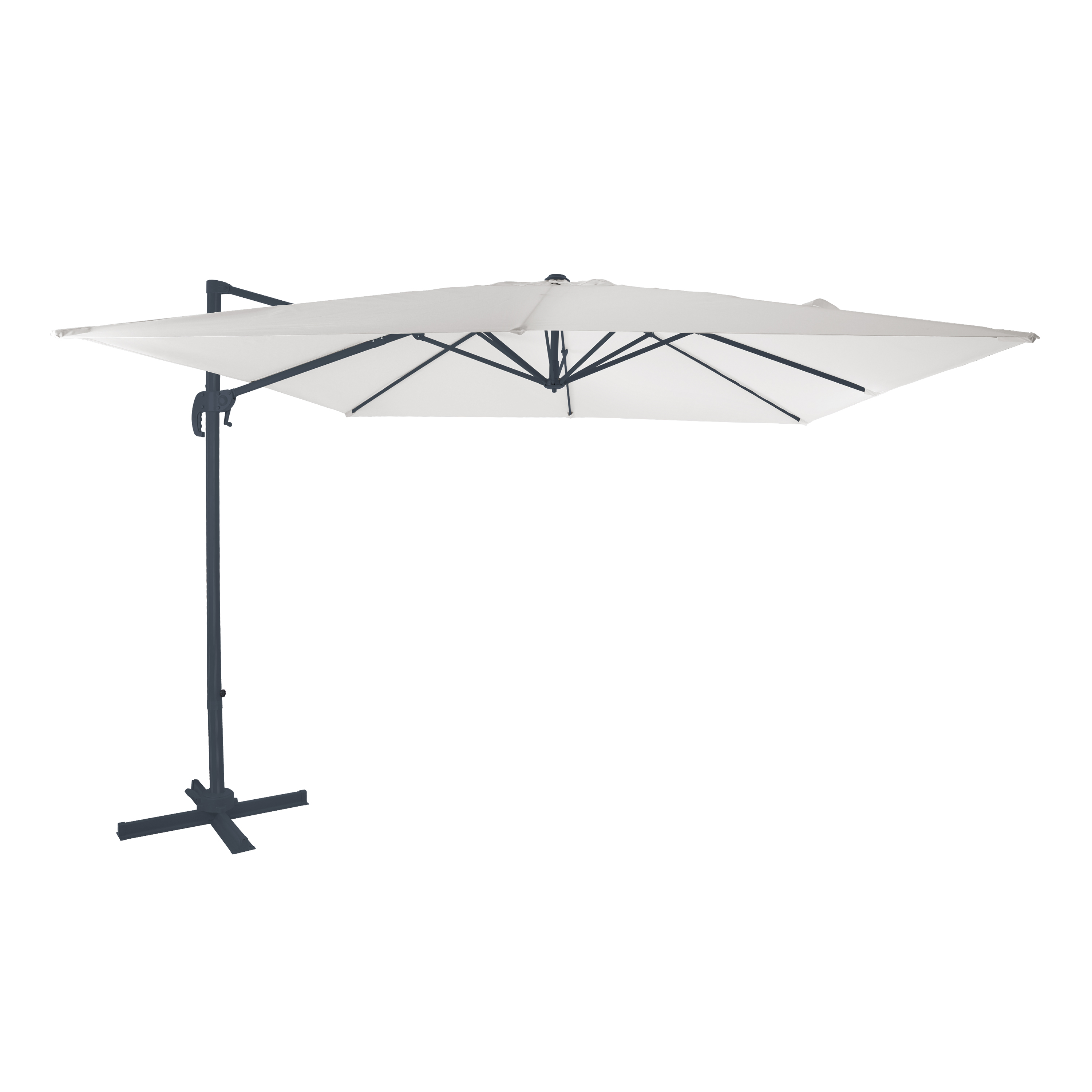 AXI Nima Floating Parasol 300x300 Anthracite/Beige